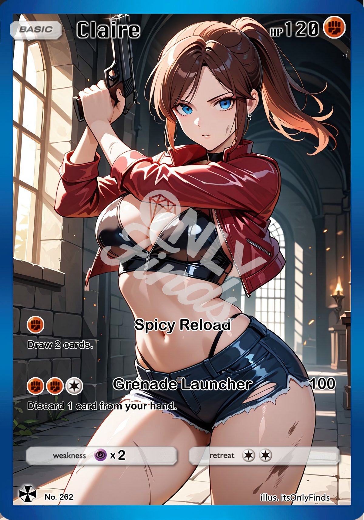 B-262 - Claire OnlyFinds watermarked collector card