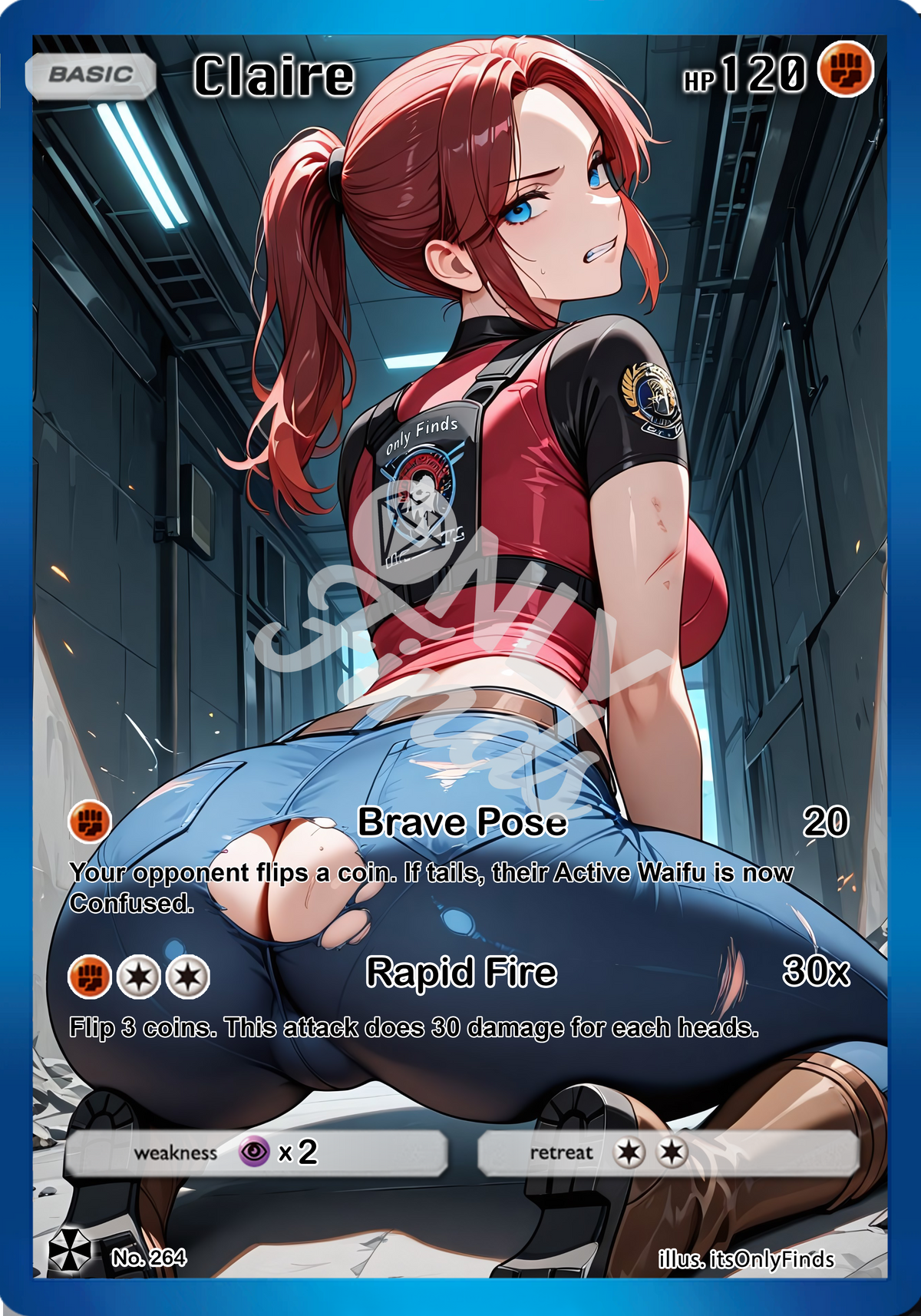 B-264 - Claire OnlyFinds watermarked collector card
