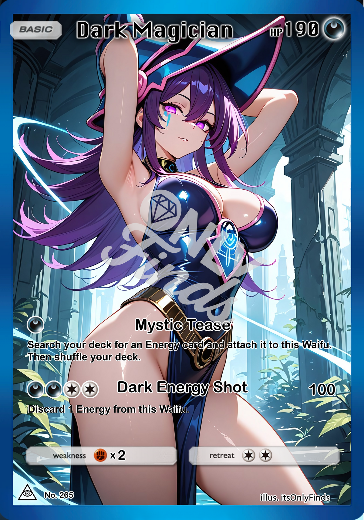 B-265 - Dark Magician OnlyFinds watermarked collector card