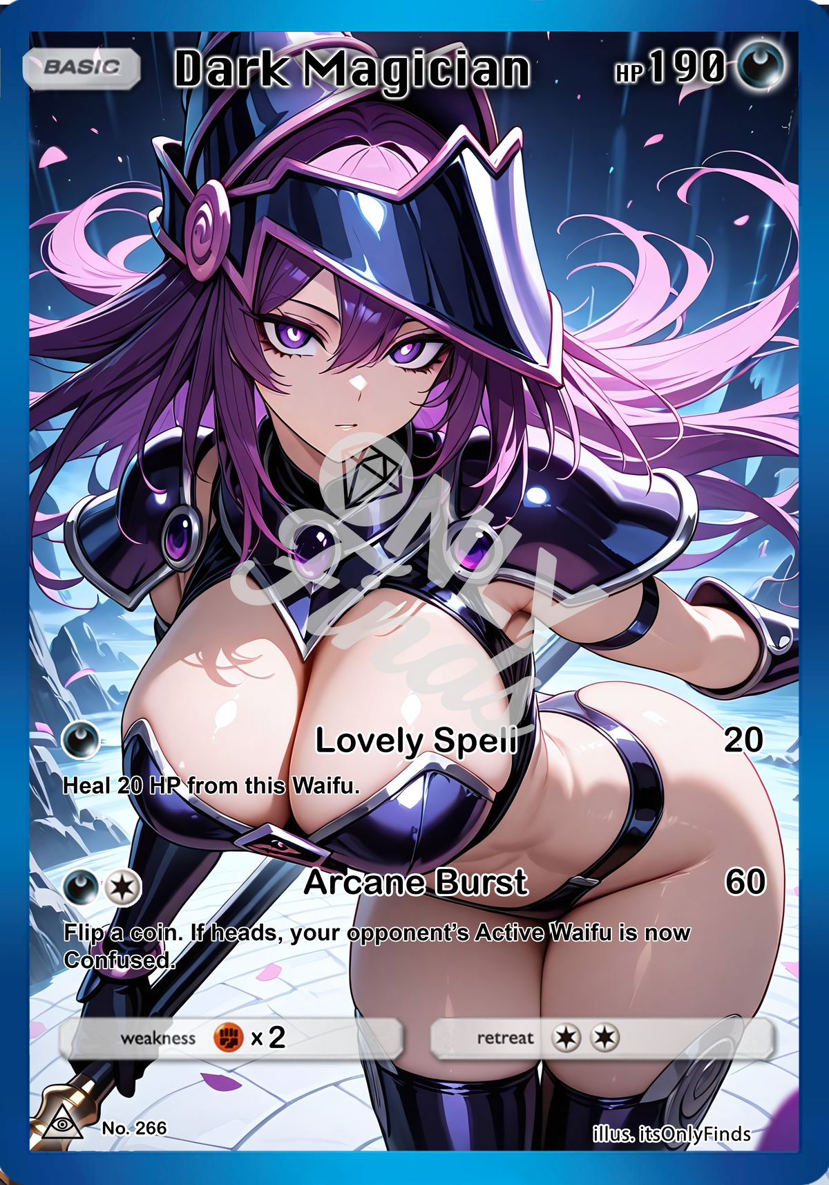 B-266 - Dark Magician OnlyFinds watermarked collector card