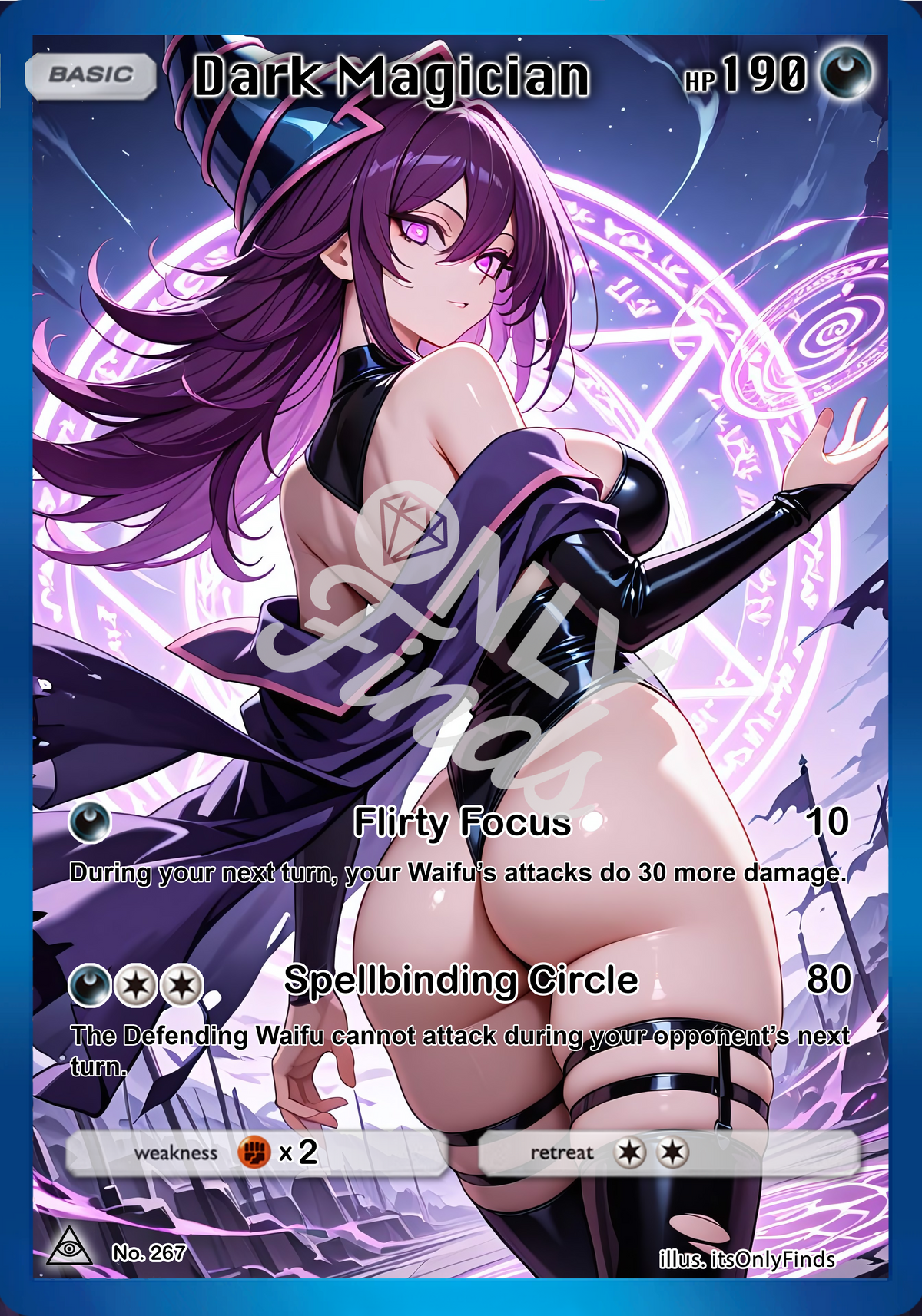 B-267 - Dark Magician OnlyFinds watermarked collector card