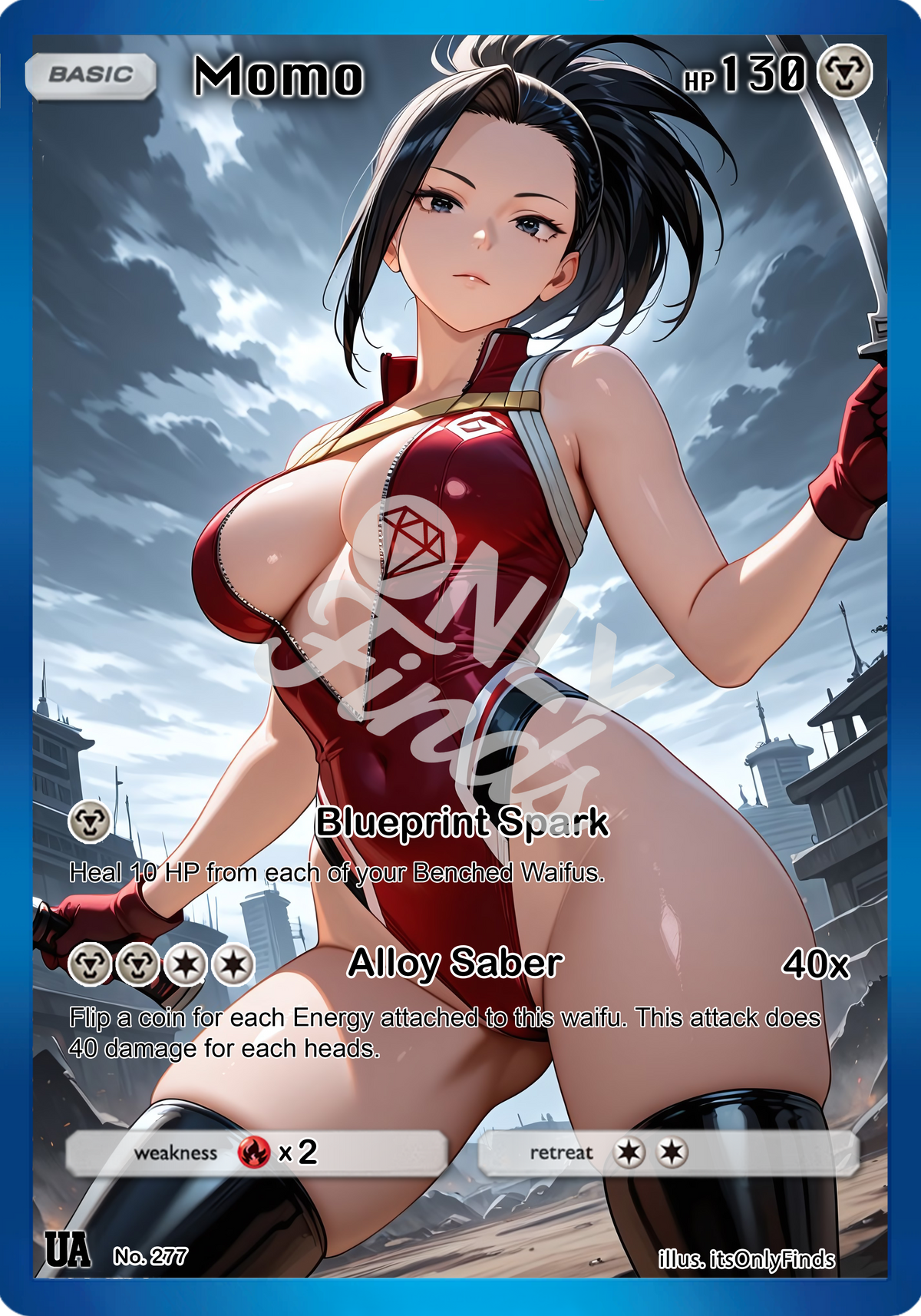 B-277 - Momo OnlyFinds watermarked collector card