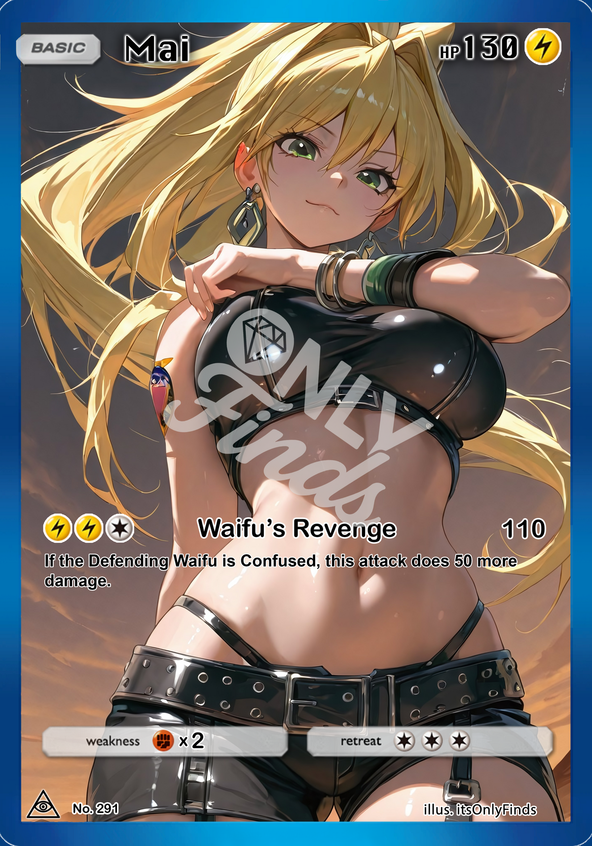 B-291 - Mai OnlyFinds watermarked collector card
