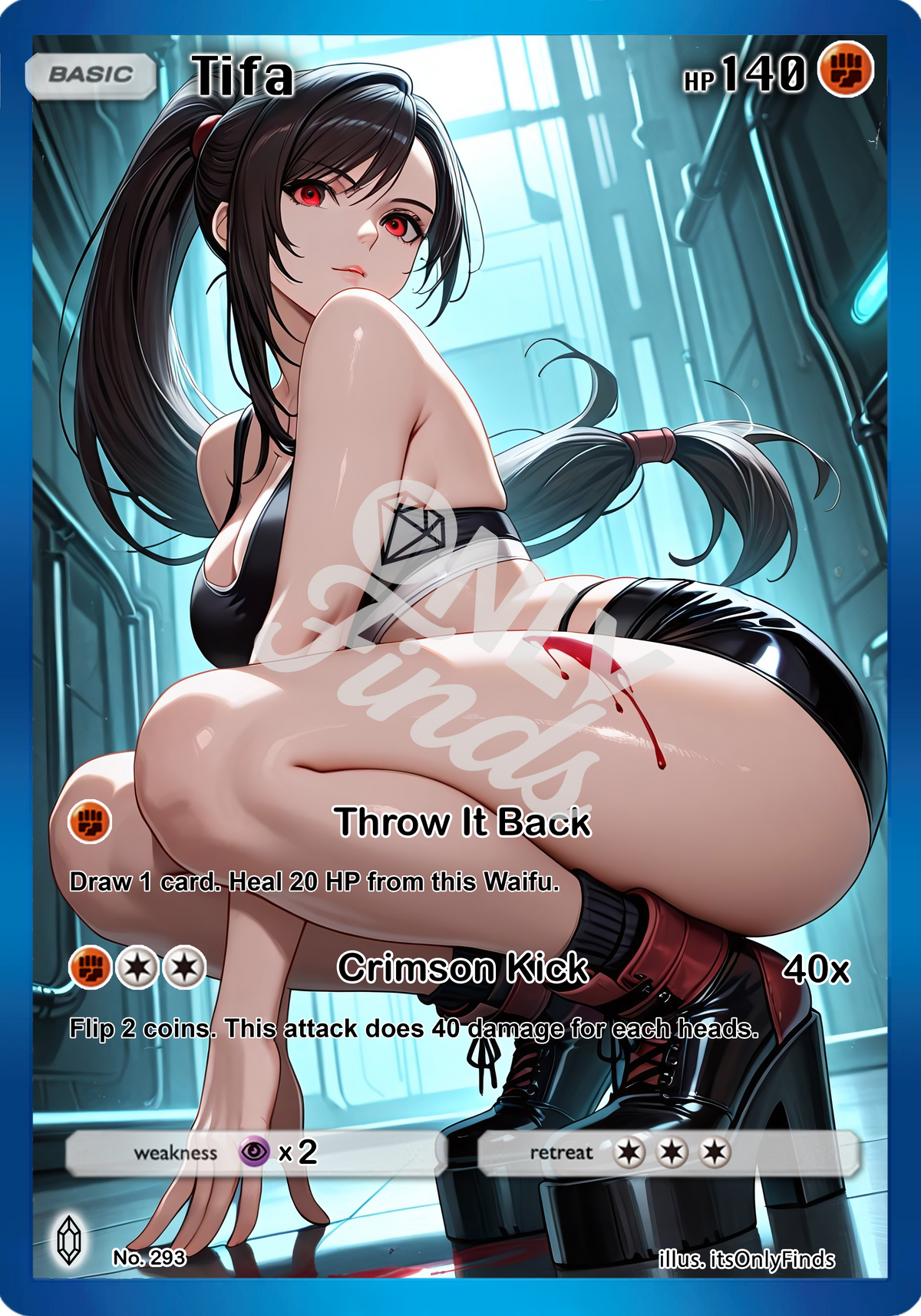 B-293 - Tifa OnlyFinds watermarked collector card