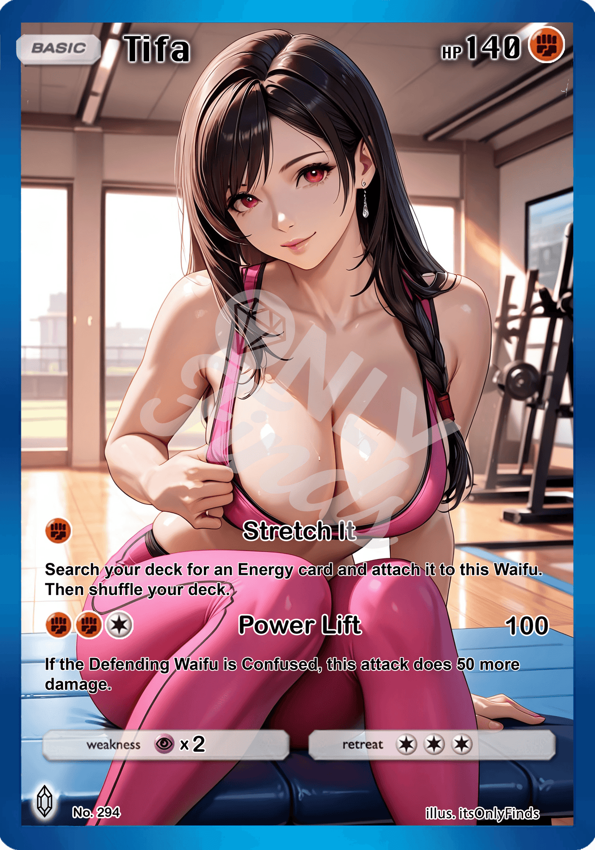 B-294 - Tifa OnlyFinds watermarked collector card