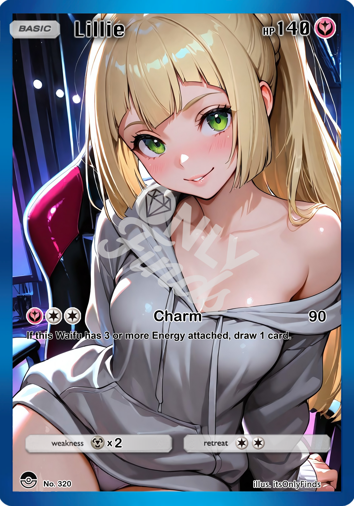 B-320 - Lillie OnlyFinds watermarked collector card