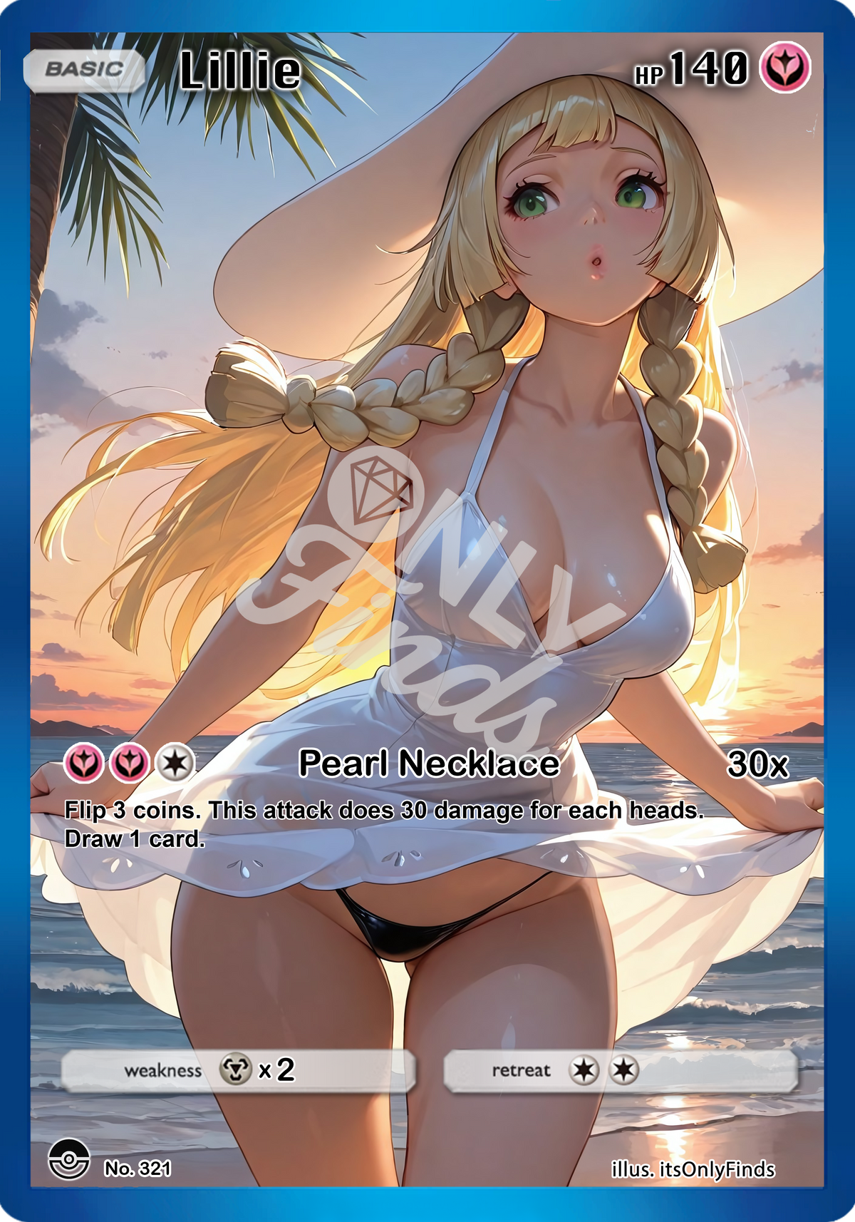 B-321 - Lillie OnlyFinds watermarked collector card