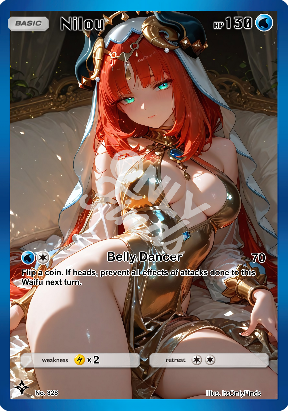 B-328 - Nilou OnlyFinds watermarked collector card