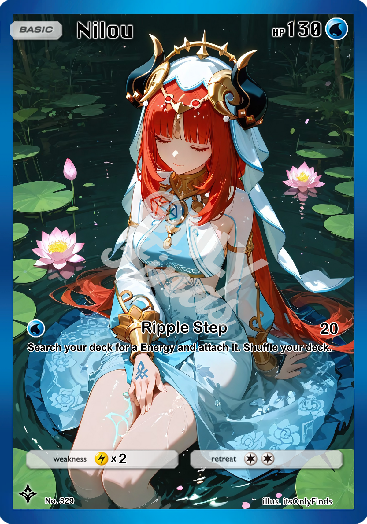 B-329 - Nilou OnlyFinds watermarked collector card