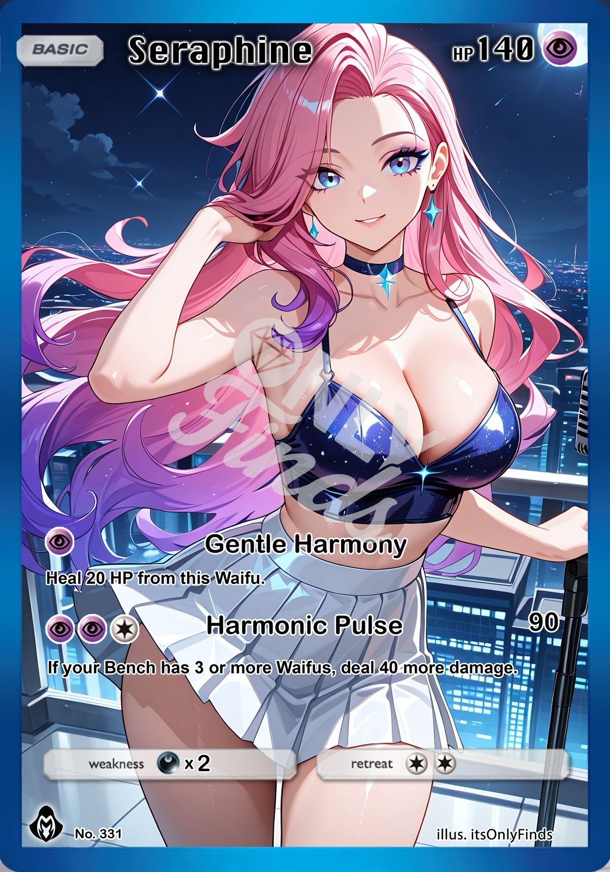 B-331 - Seraphine OnlyFinds watermarked collector card