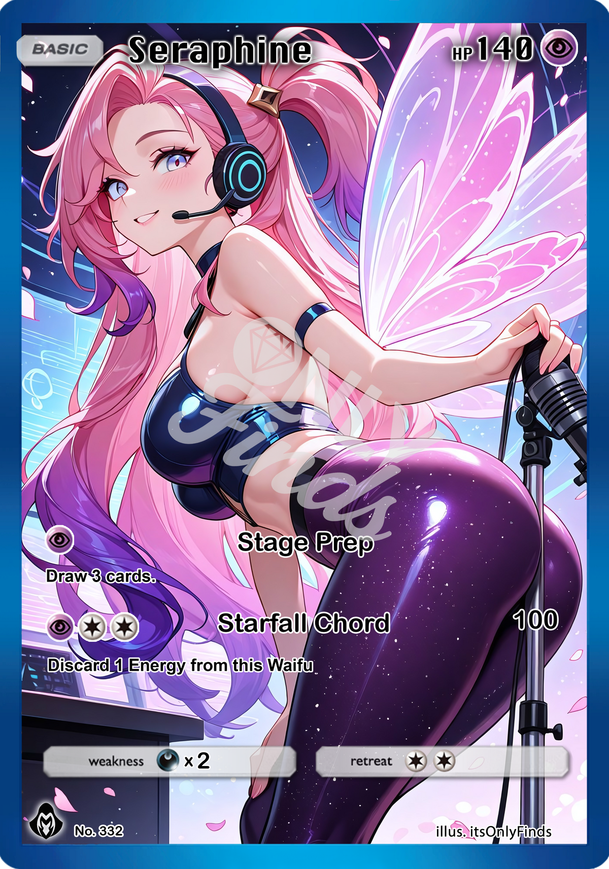 B-332 - Seraphine OnlyFinds watermarked collector card