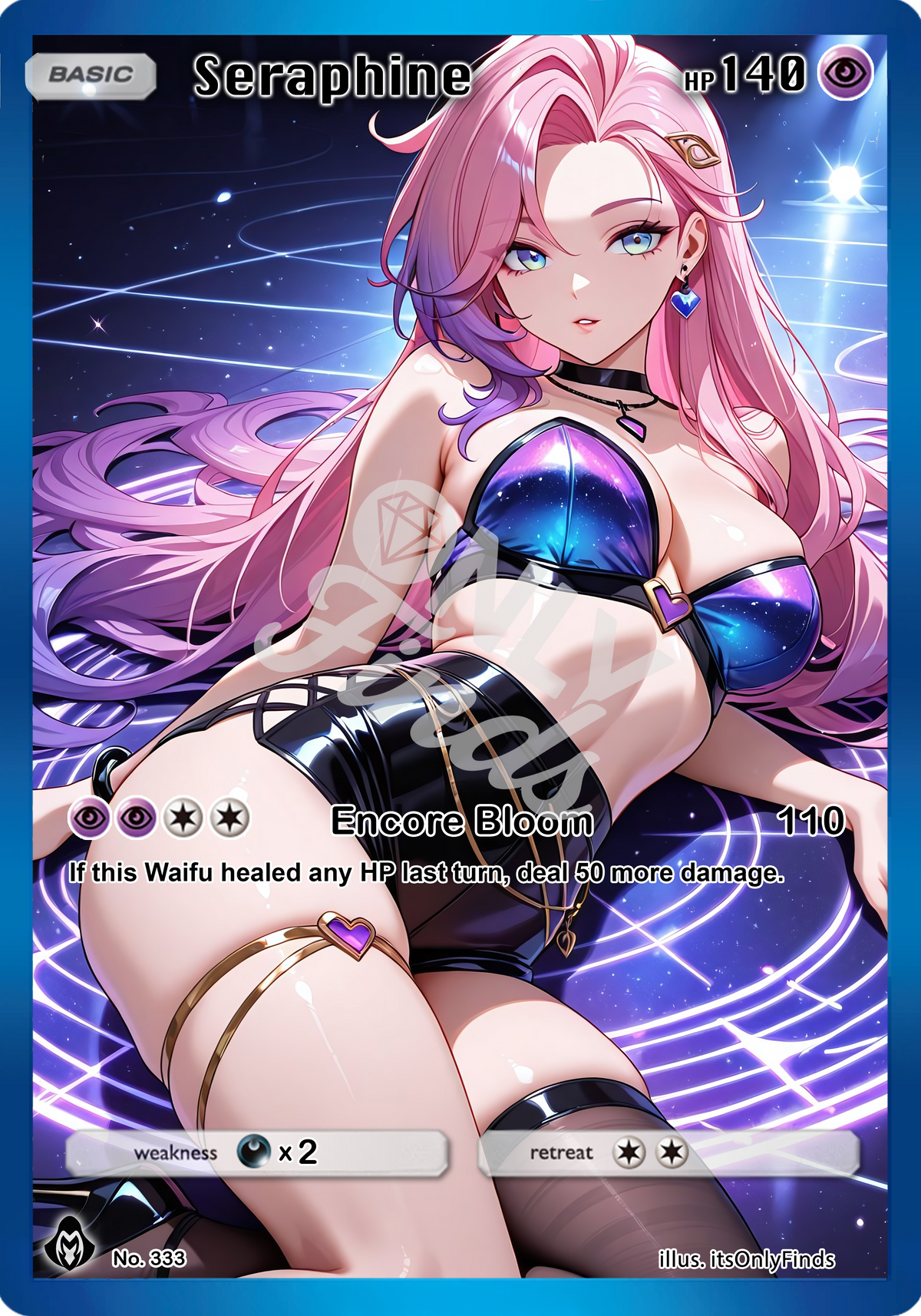 B-333 - Seraphine OnlyFinds watermarked collector card