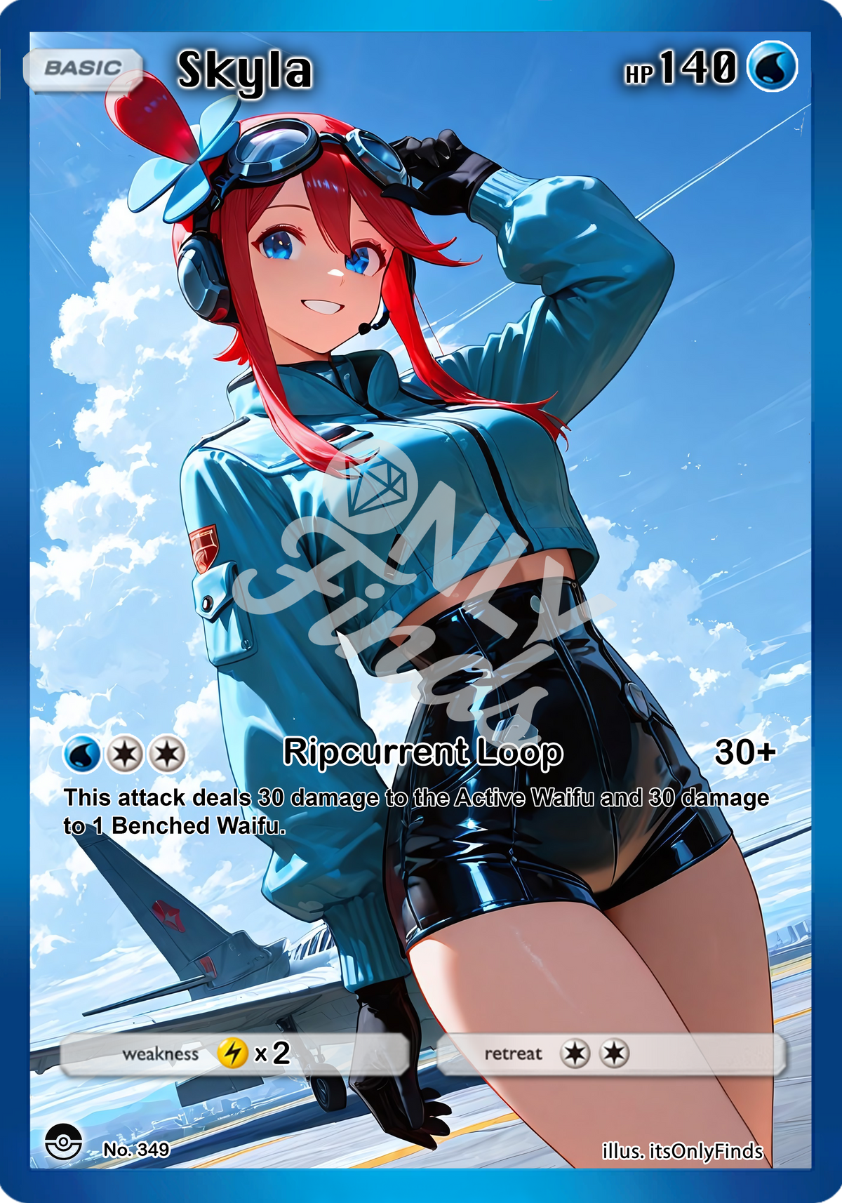 B-349 - Skyla OnlyFinds watermarked collector card