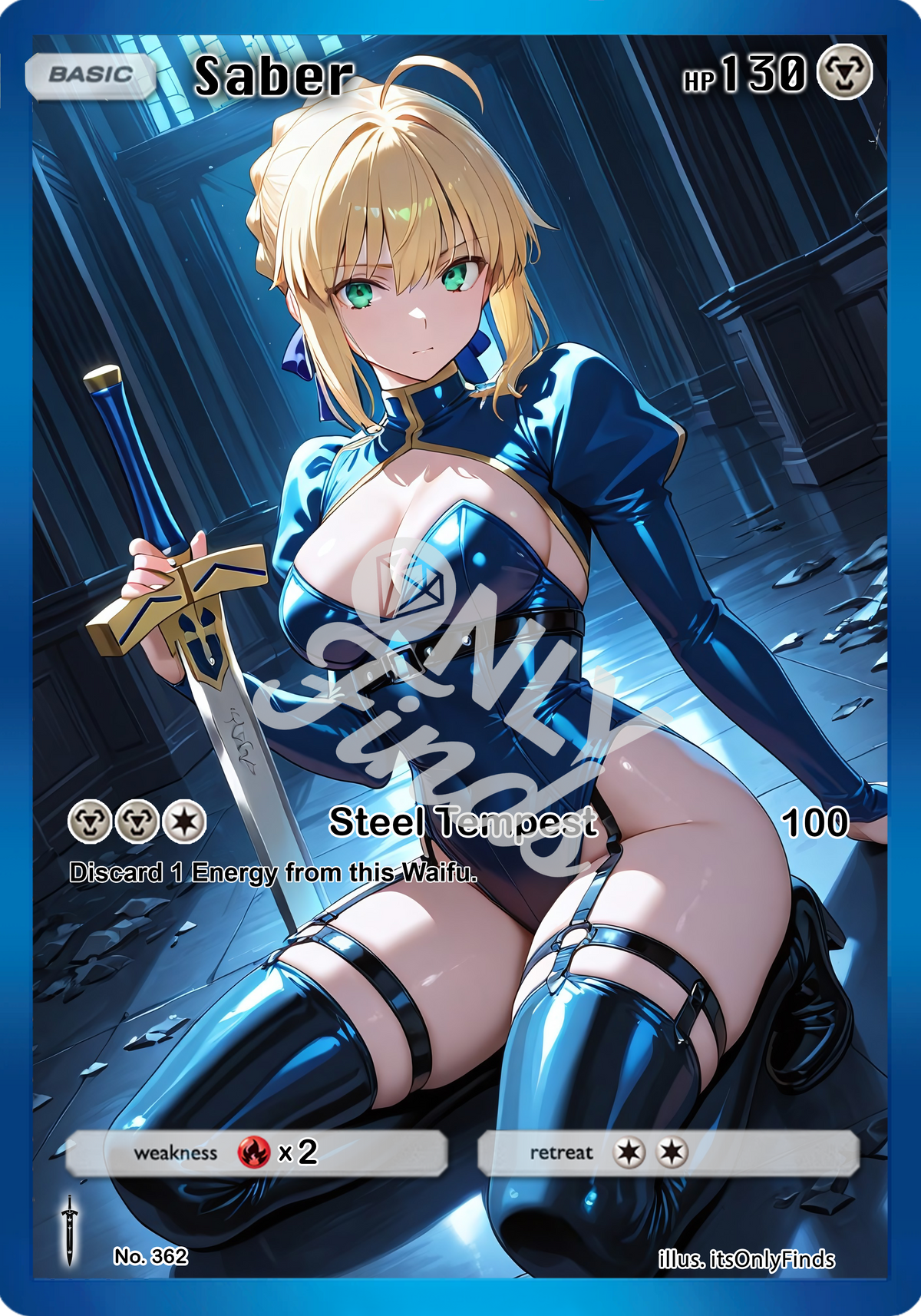 B-362 - Saber OnlyFinds watermarked collector card