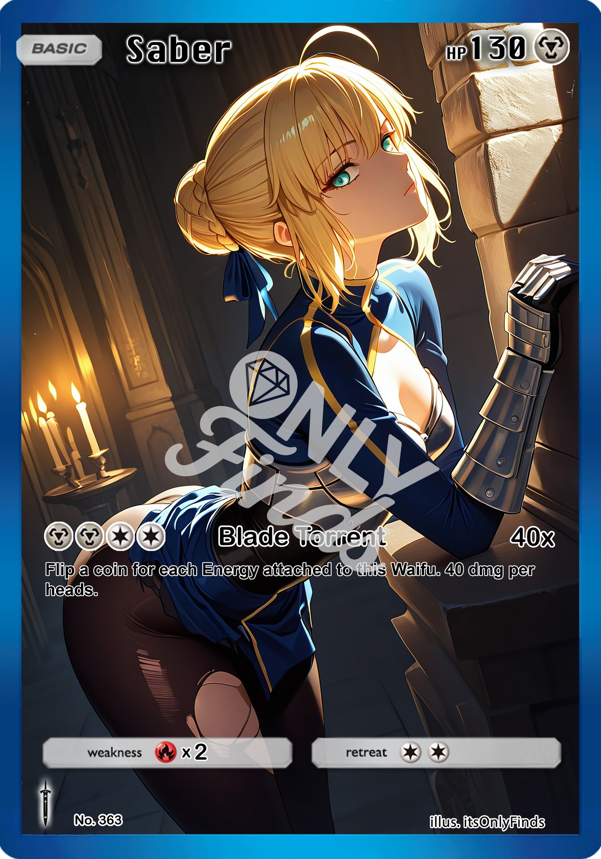 B-363 - Saber OnlyFinds watermarked collector card