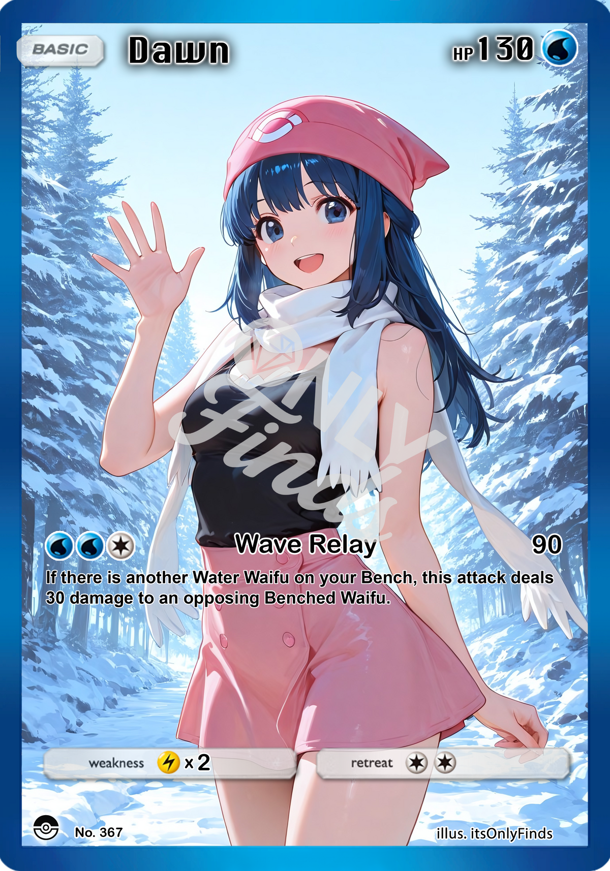 B-367 - Dawn OnlyFinds watermarked collector card