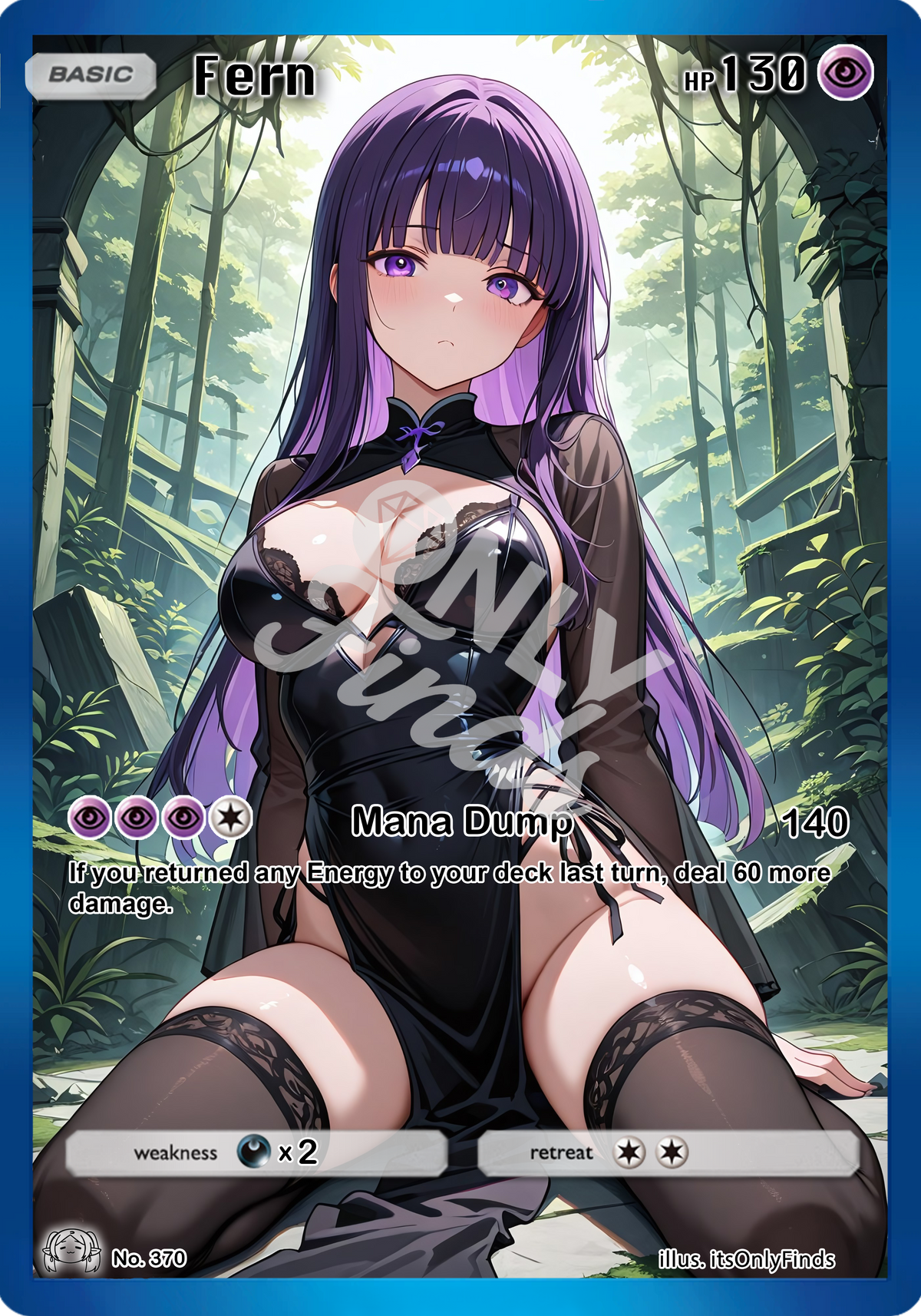 B-370 - Fern OnlyFinds watermarked collector card