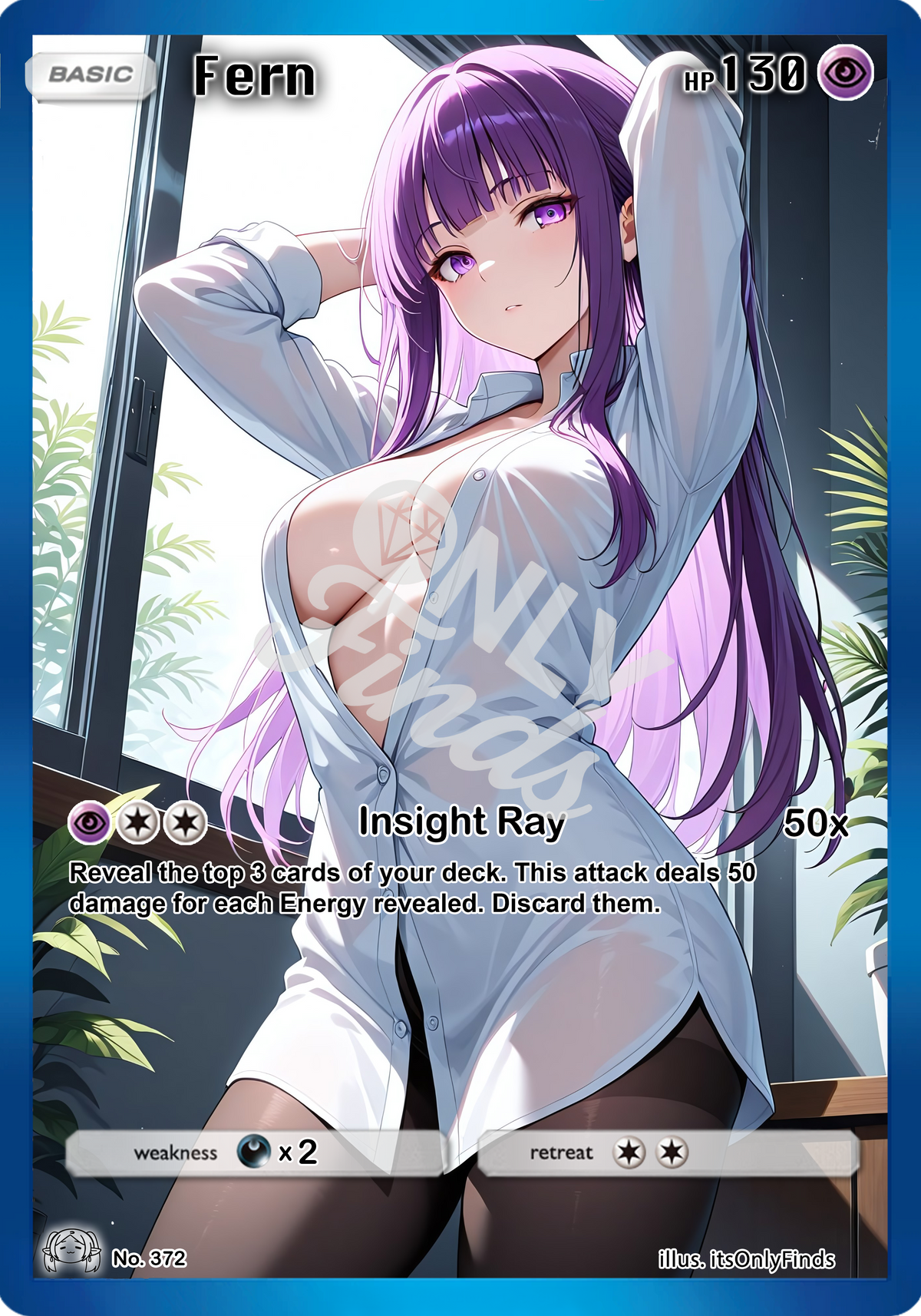B-372 - Fern OnlyFinds watermarked collector card