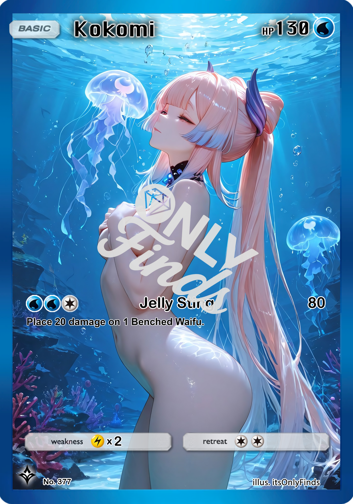 B-377 - Kokomi OnlyFinds watermarked collector card