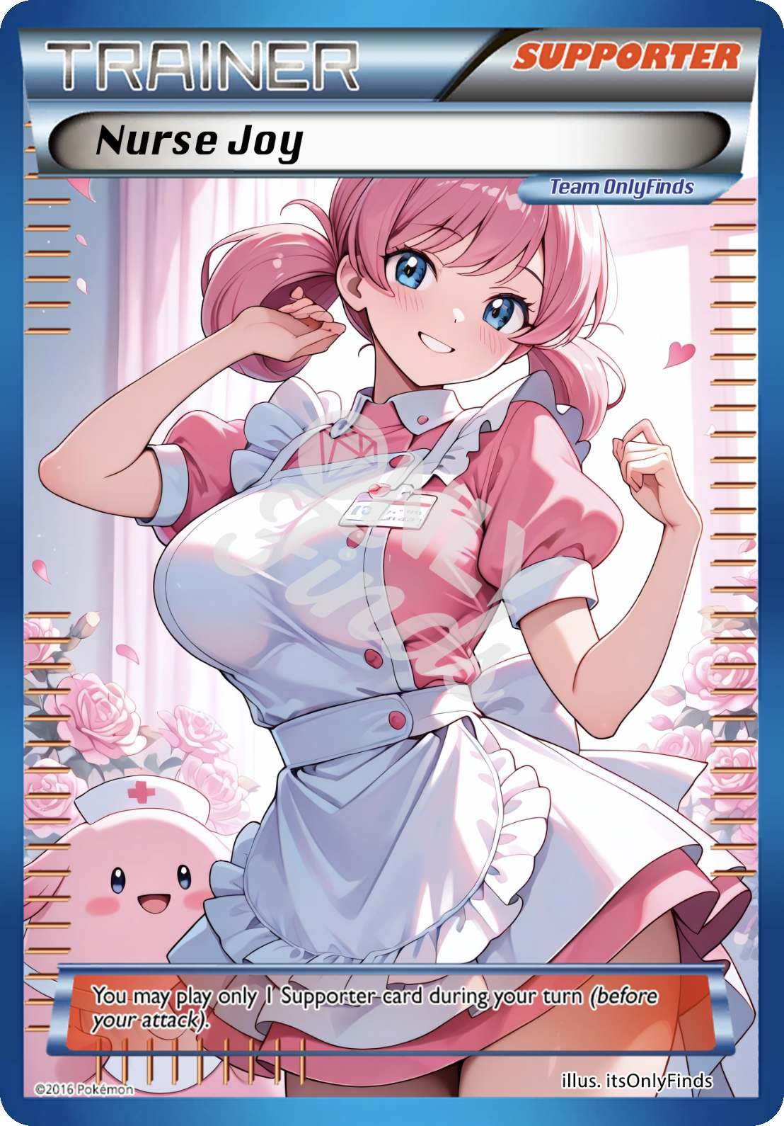 B-38 - Nurse Joy OnlyFinds Blue card