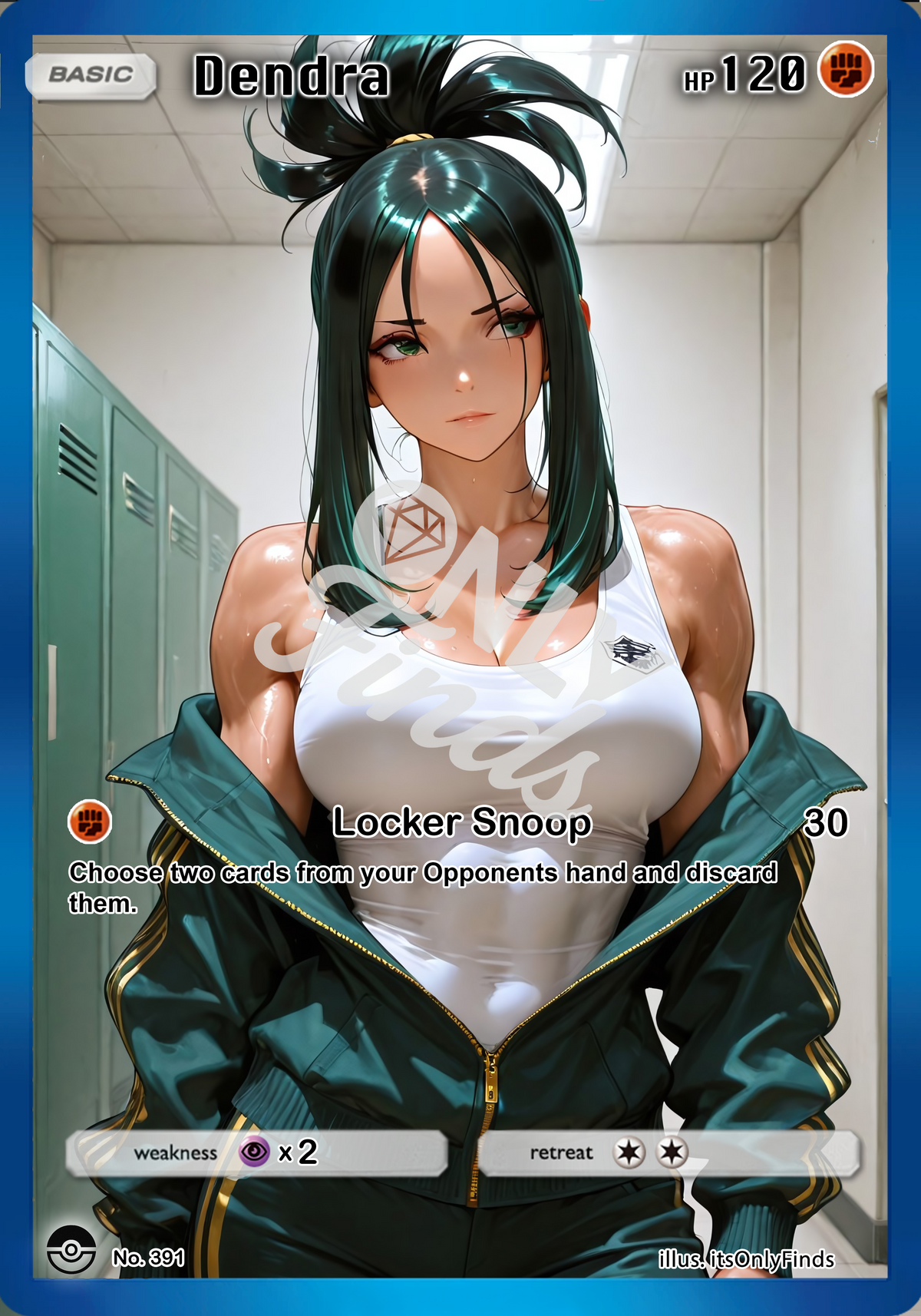 B-391 - Dendra OnlyFinds watermarked collector card