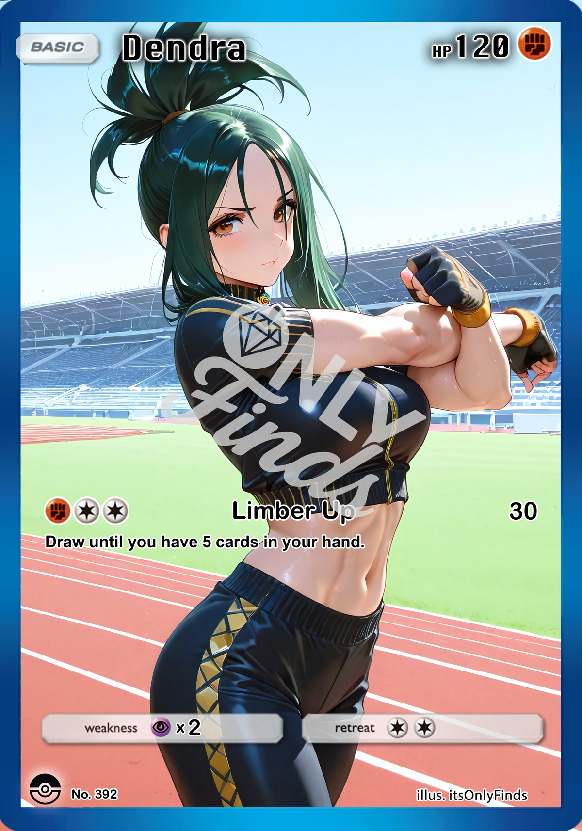 B-392 - Dendra OnlyFinds watermarked collector card