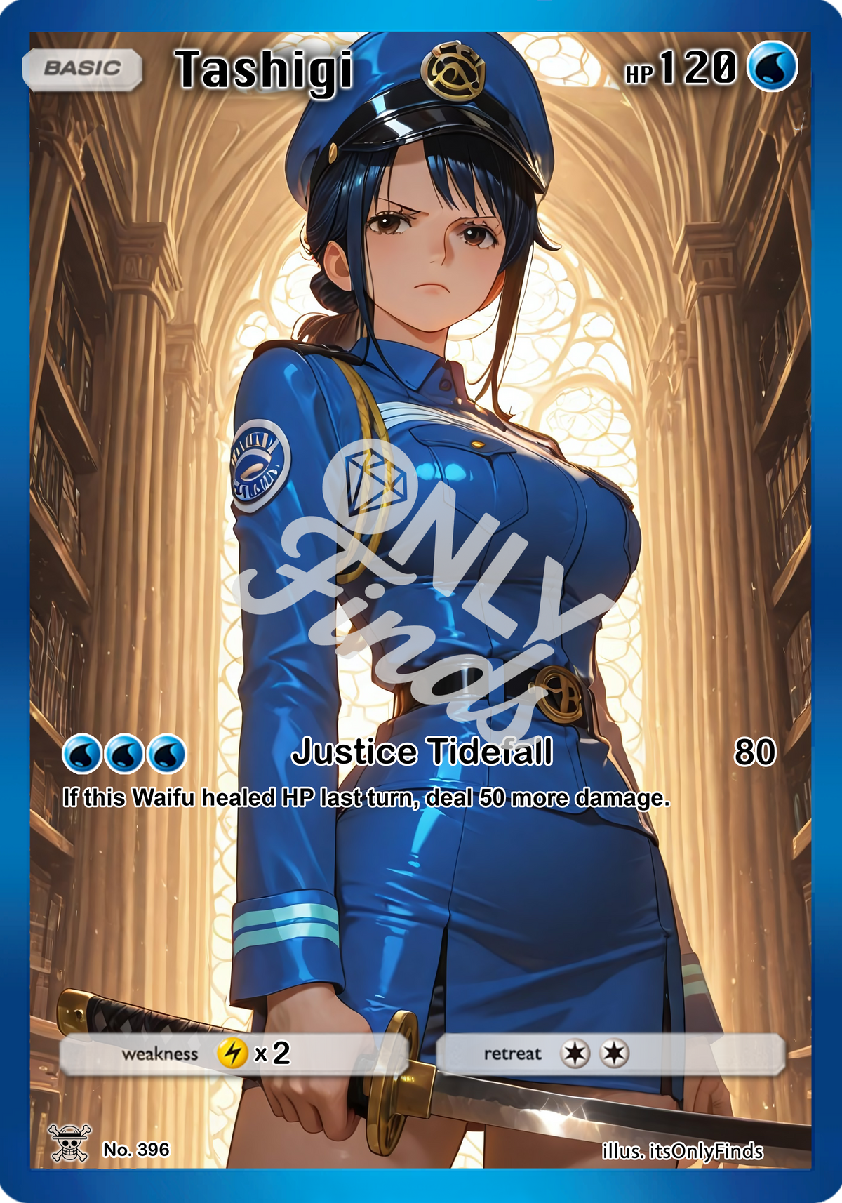 B-396 - Tashigi OnlyFinds watermarked collector card
