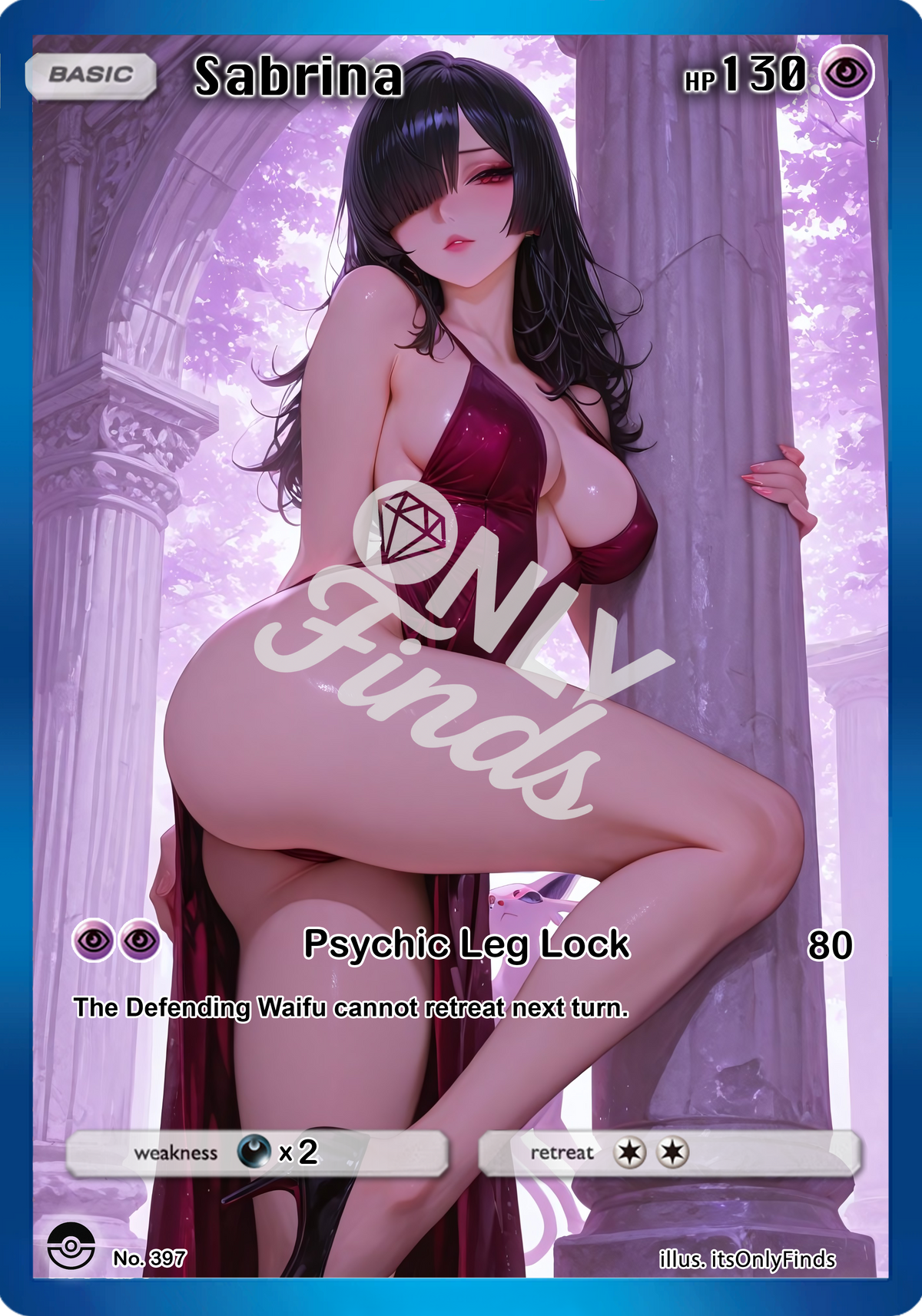 B-397 - Sabrina OnlyFinds watermarked collector card
