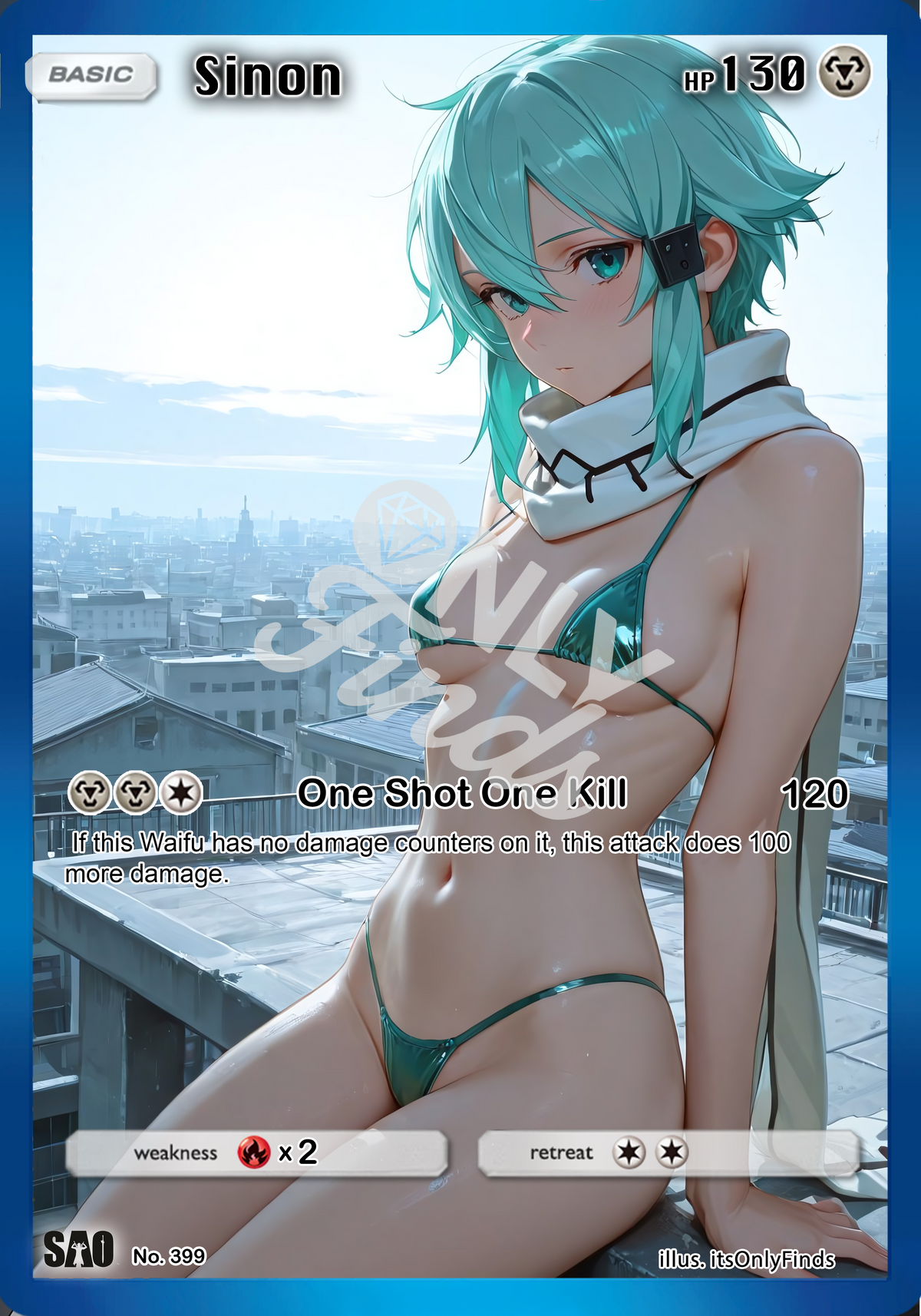 B-399 - Sinon OnlyFinds watermarked collector card