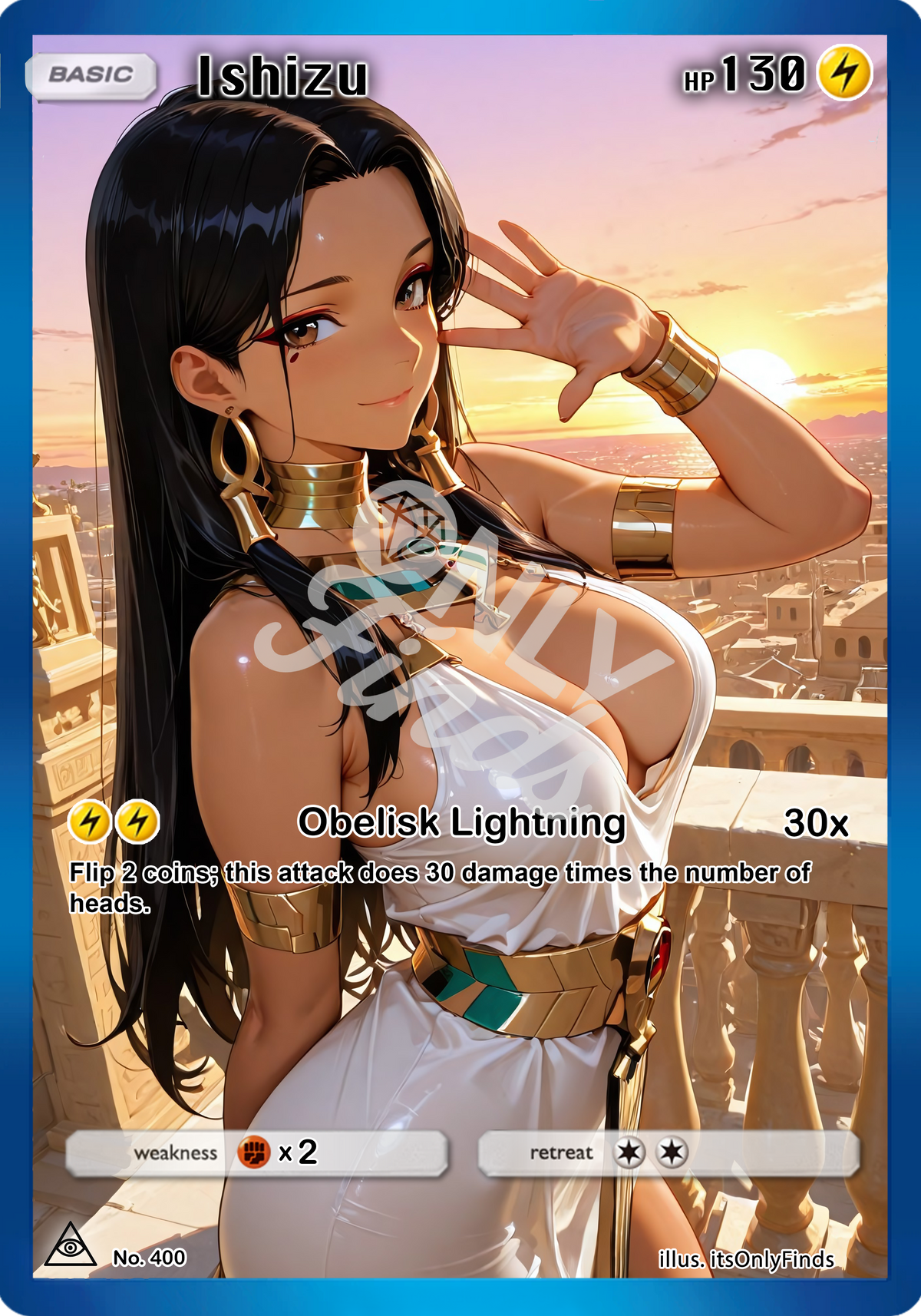 B-400 - Ishizu Ishtar OnlyFinds watermarked collector card