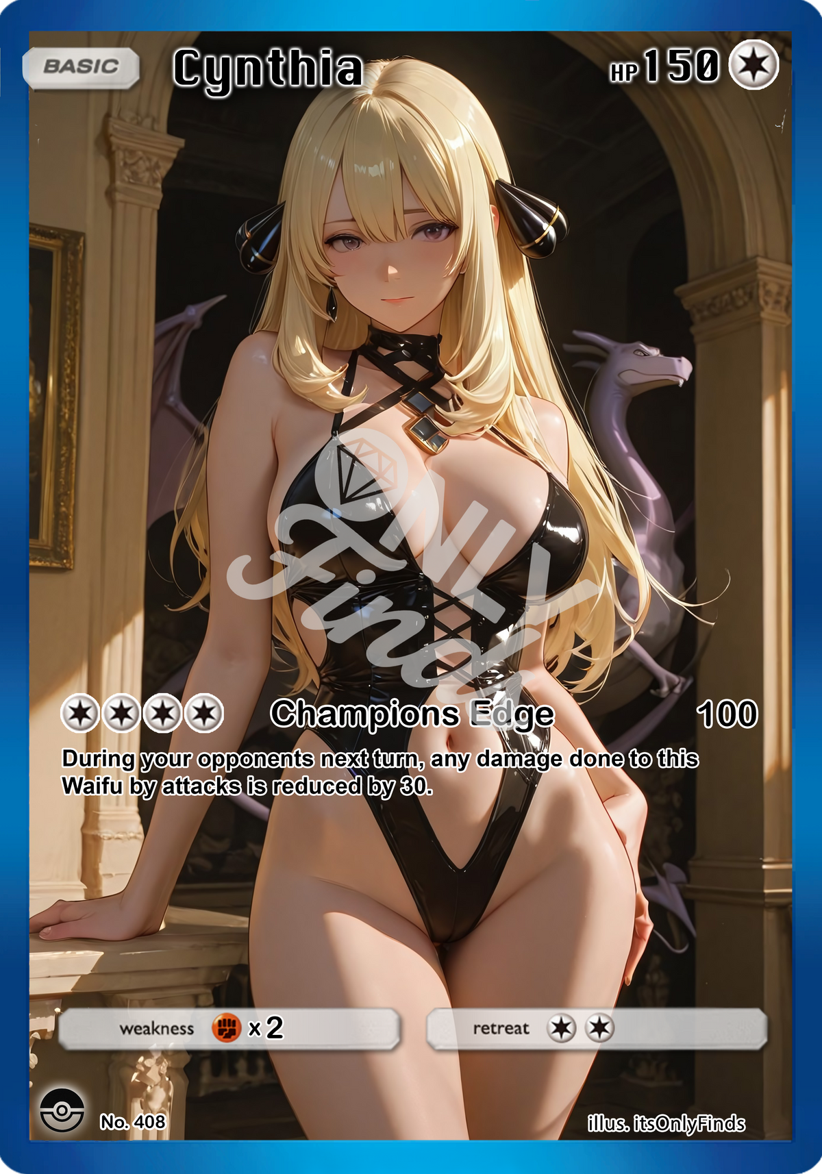 B-408 - Cynthia OnlyFinds watermarked collector card