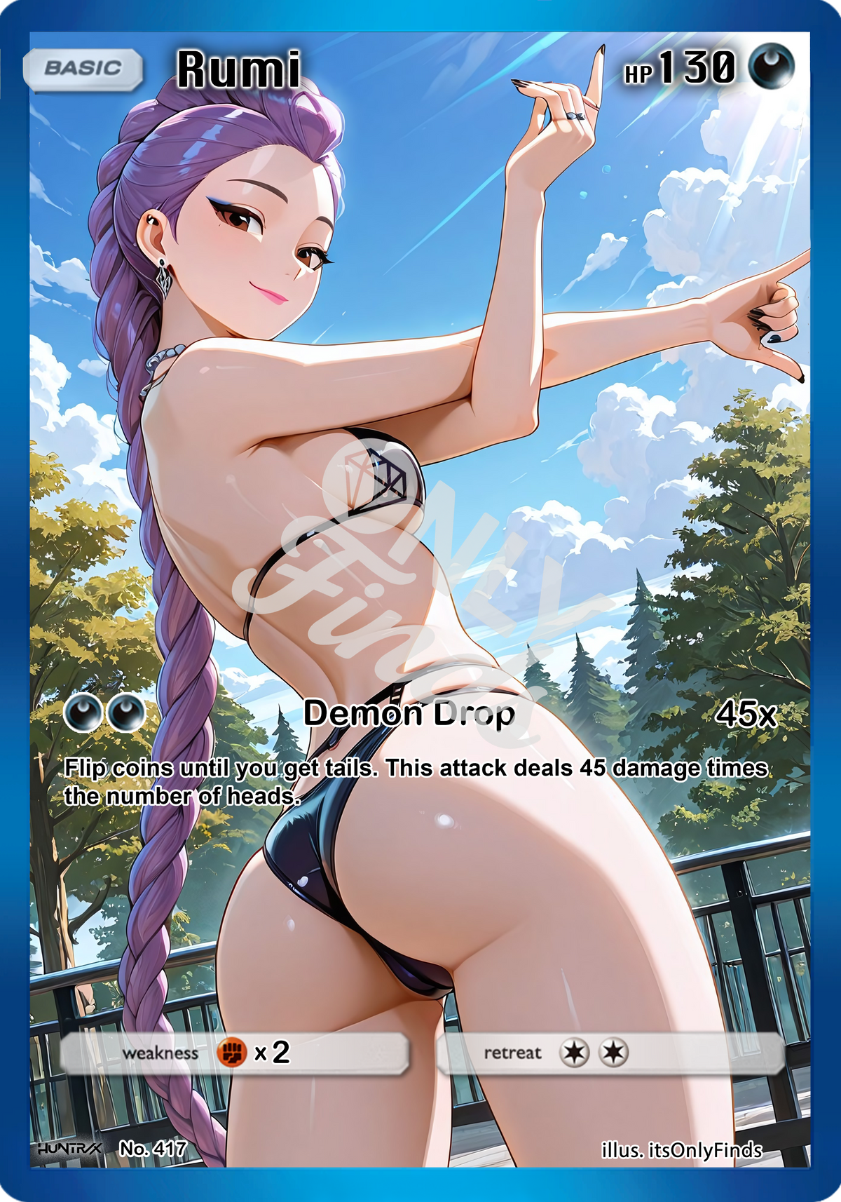 B-417 - Rumi OnlyFinds watermarked collector card