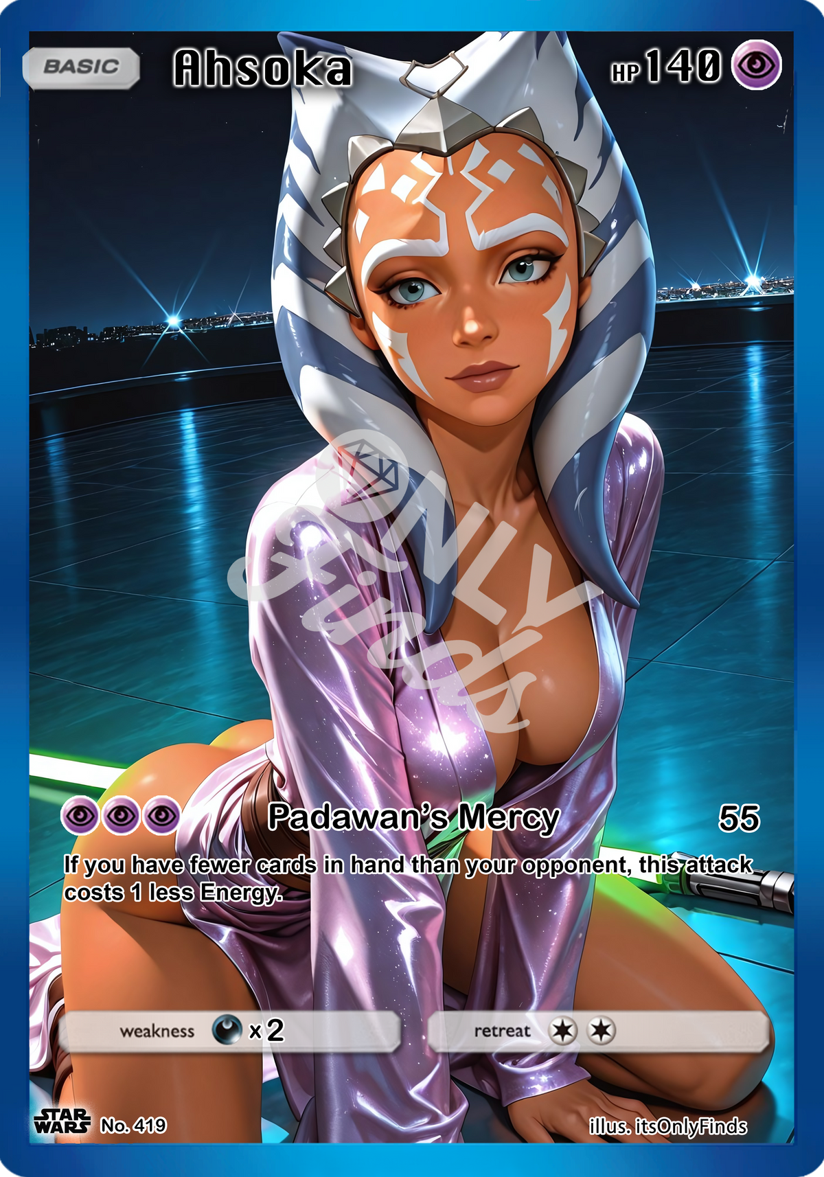 B-419 - Ahsoka OnlyFinds watermarked collector card