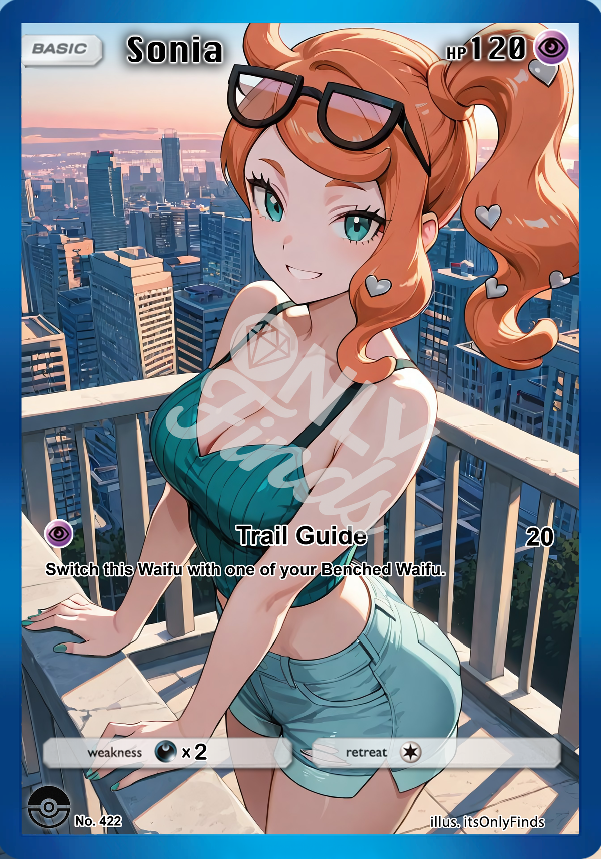 B-422 - Sonia OnlyFinds watermarked collector card