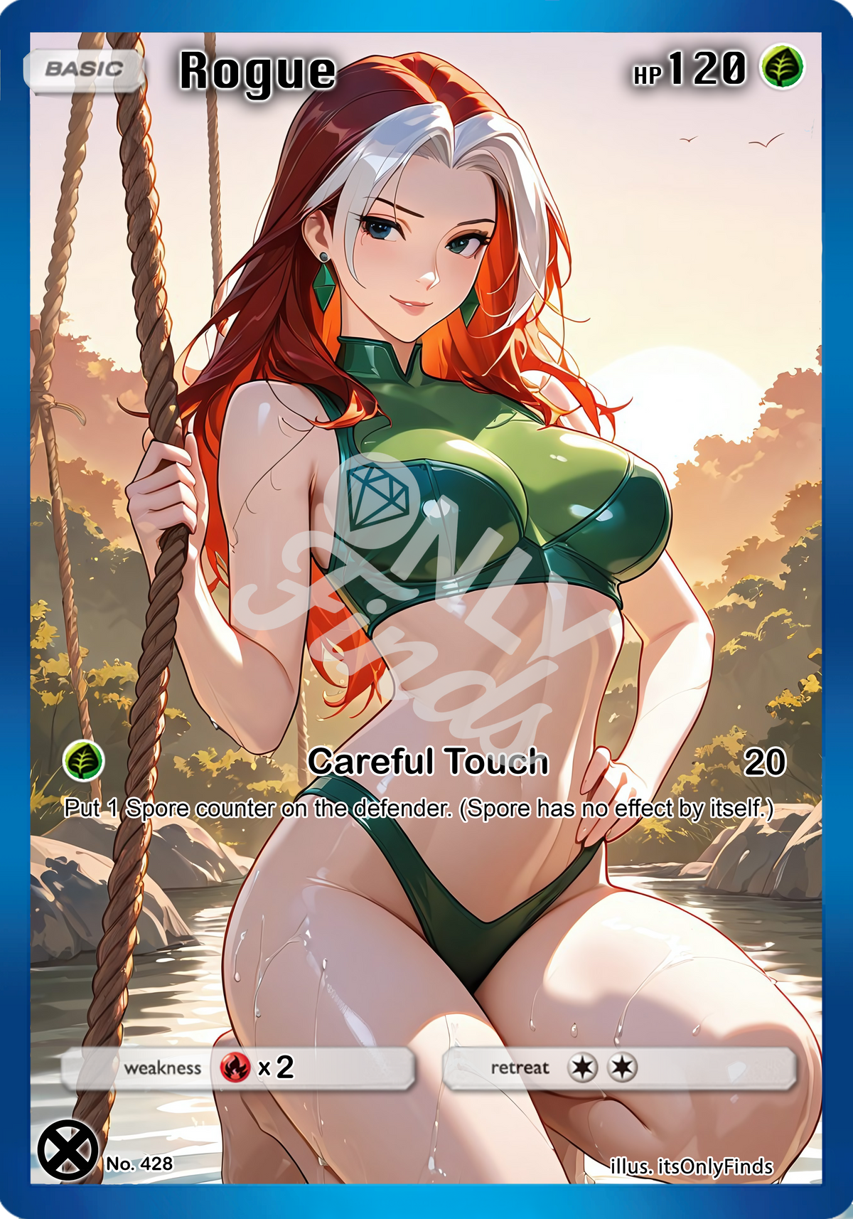 B-428 - Rogue OnlyFinds watermarked collector card