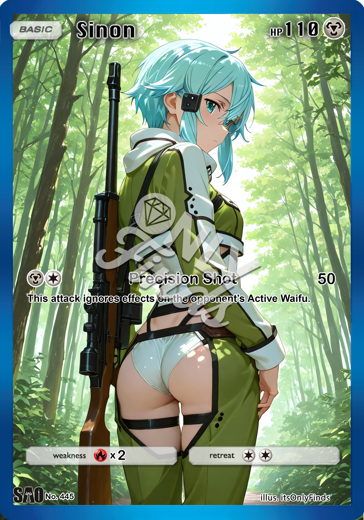 B-445 - Sinon OnlyFinds watermarked collector card
