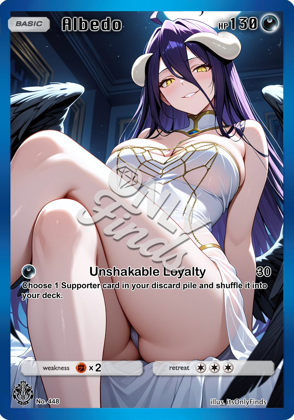 B-448 - Albedo OnlyFinds watermarked collector card