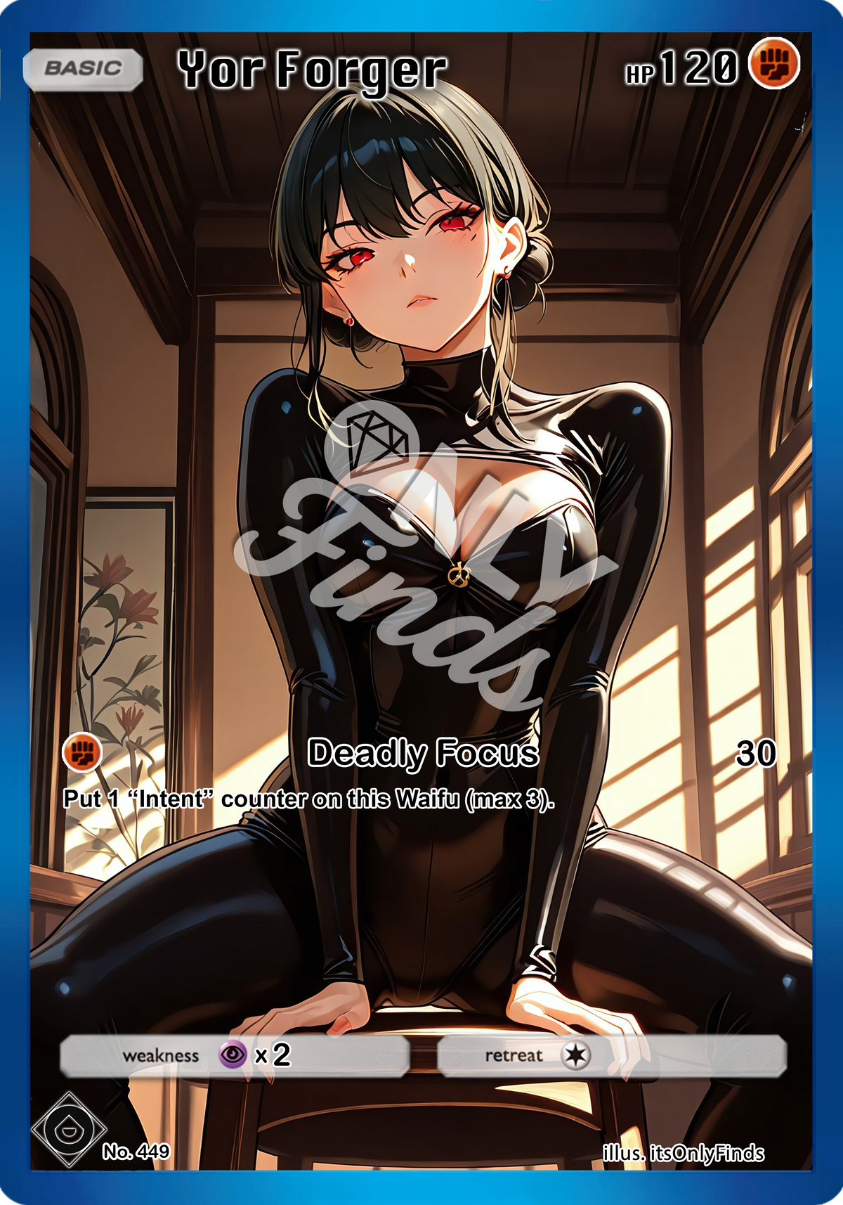 B-449 - Yor Forger OnlyFinds watermarked collector card