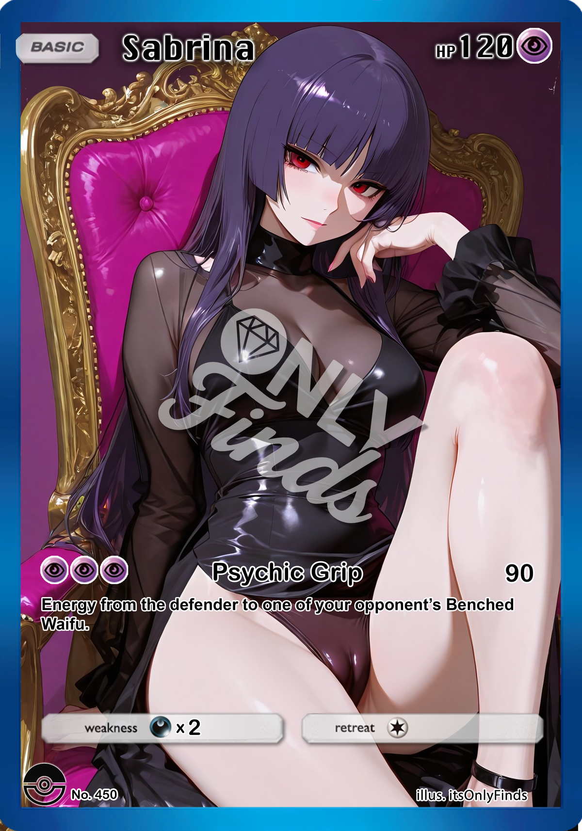 B-450 - Sabrina OnlyFinds watermarked collector card