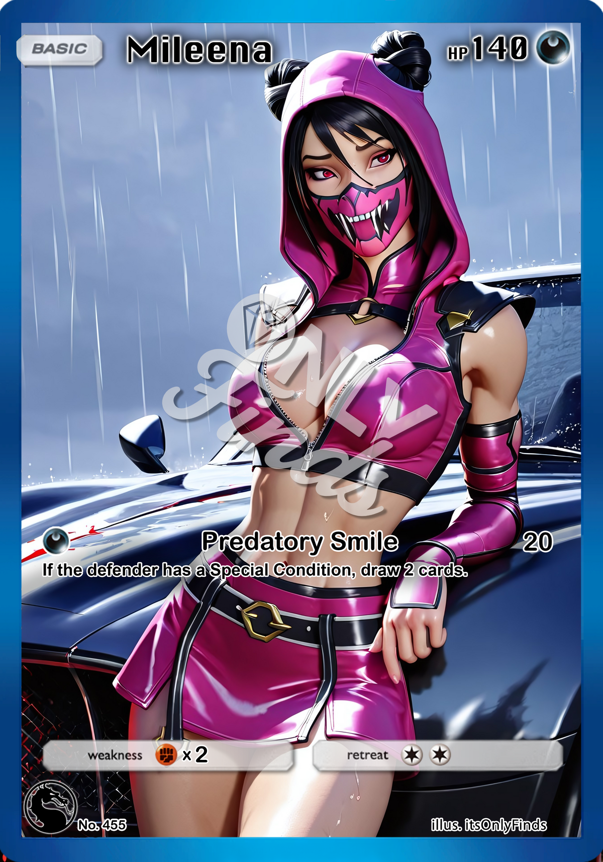 B-455 - Mileena OnlyFinds watermarked collector card