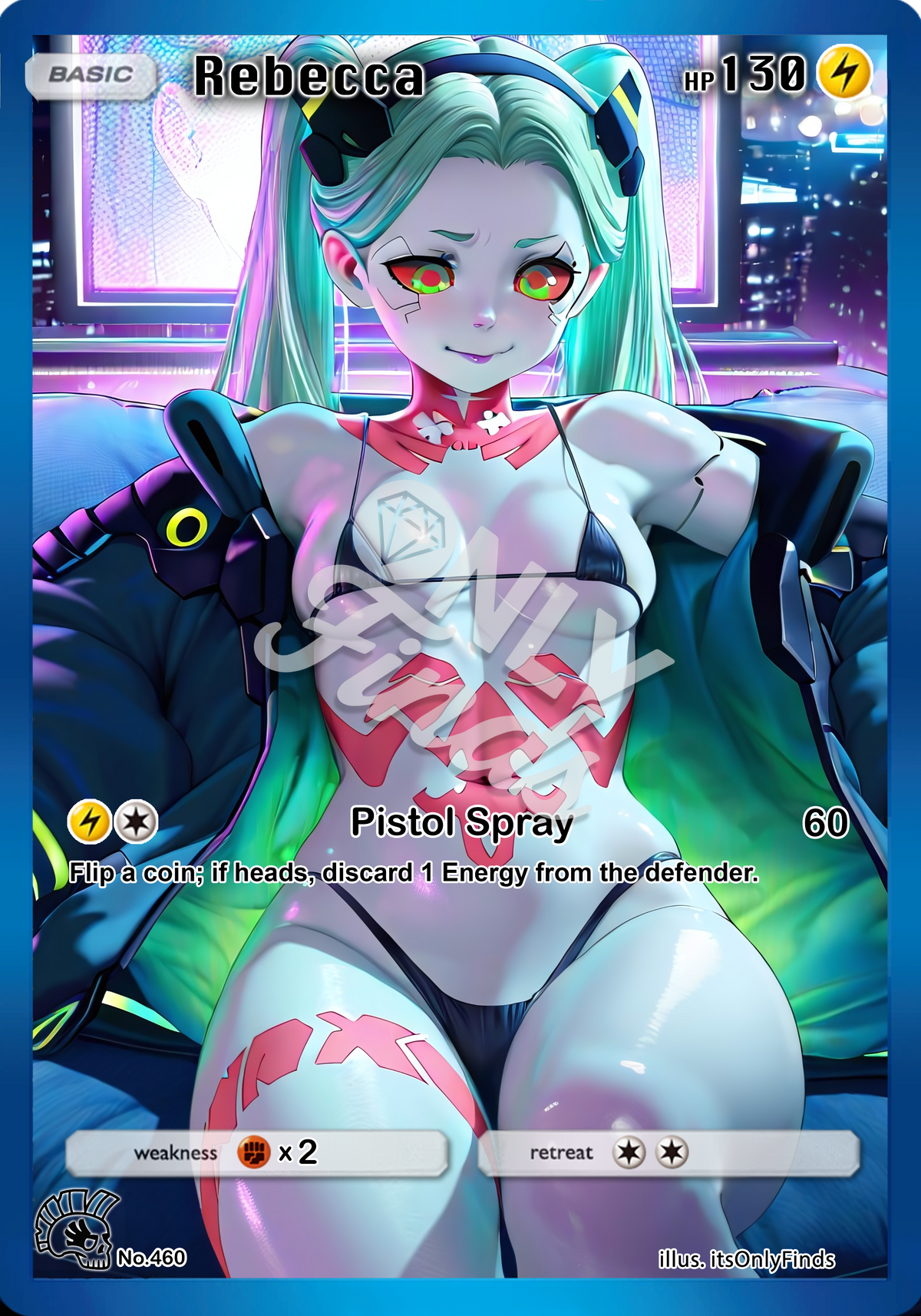 B-460 - Rebecca OnlyFinds watermarked collector card