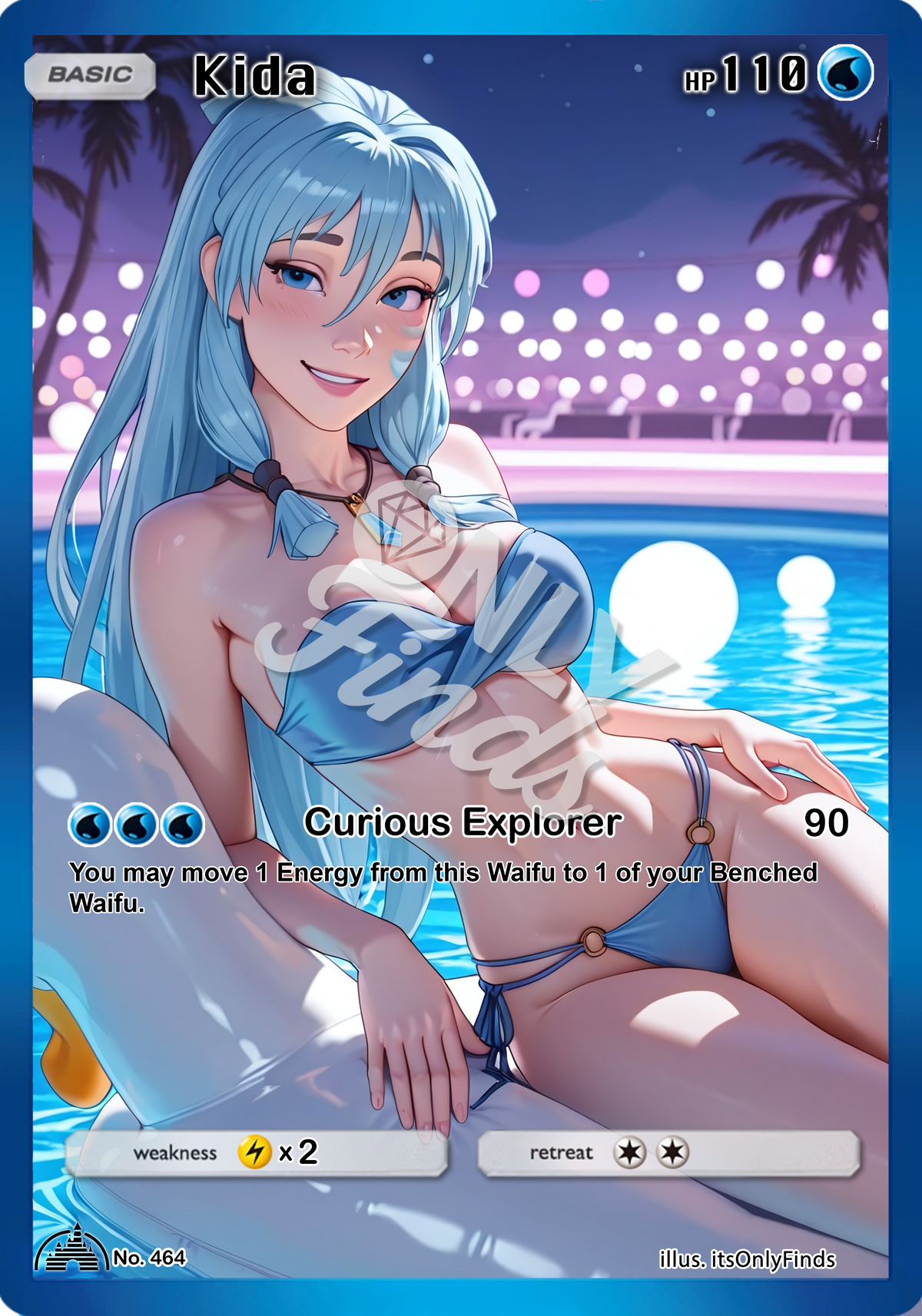 B-464 - Princess Kida OnlyFinds watermarked collector card