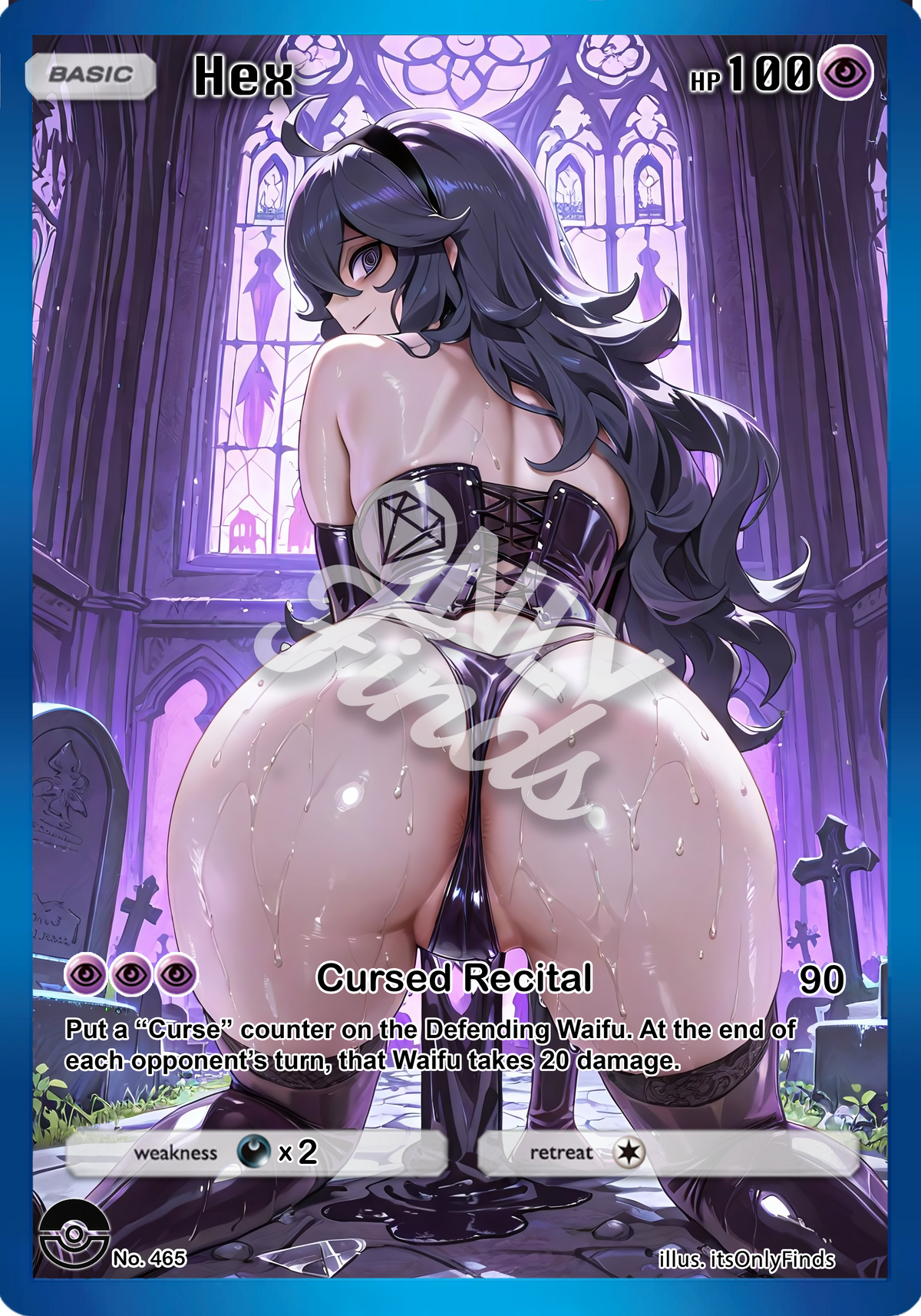 B-465 - Hex Maniac OnlyFinds watermarked collector card