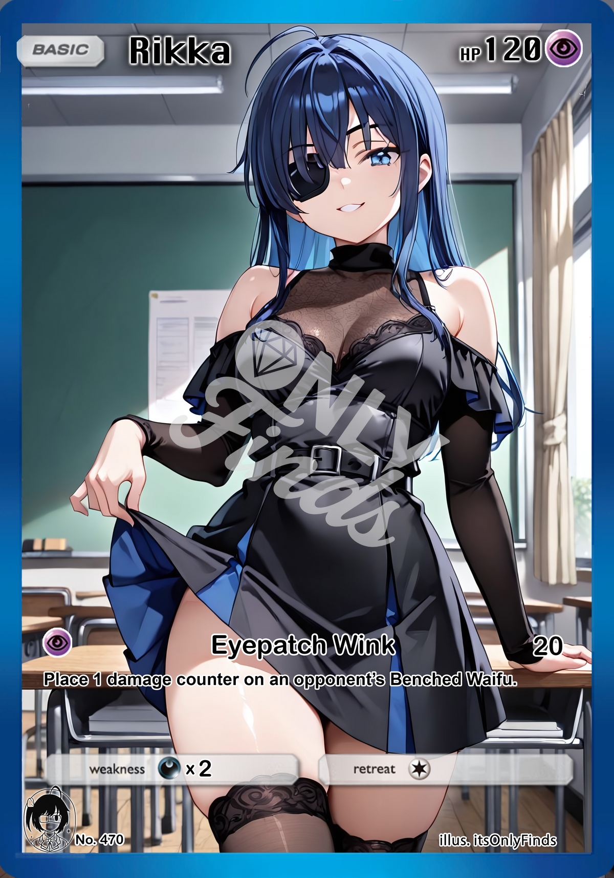 B-470 - Rikka OnlyFinds watermarked collector card