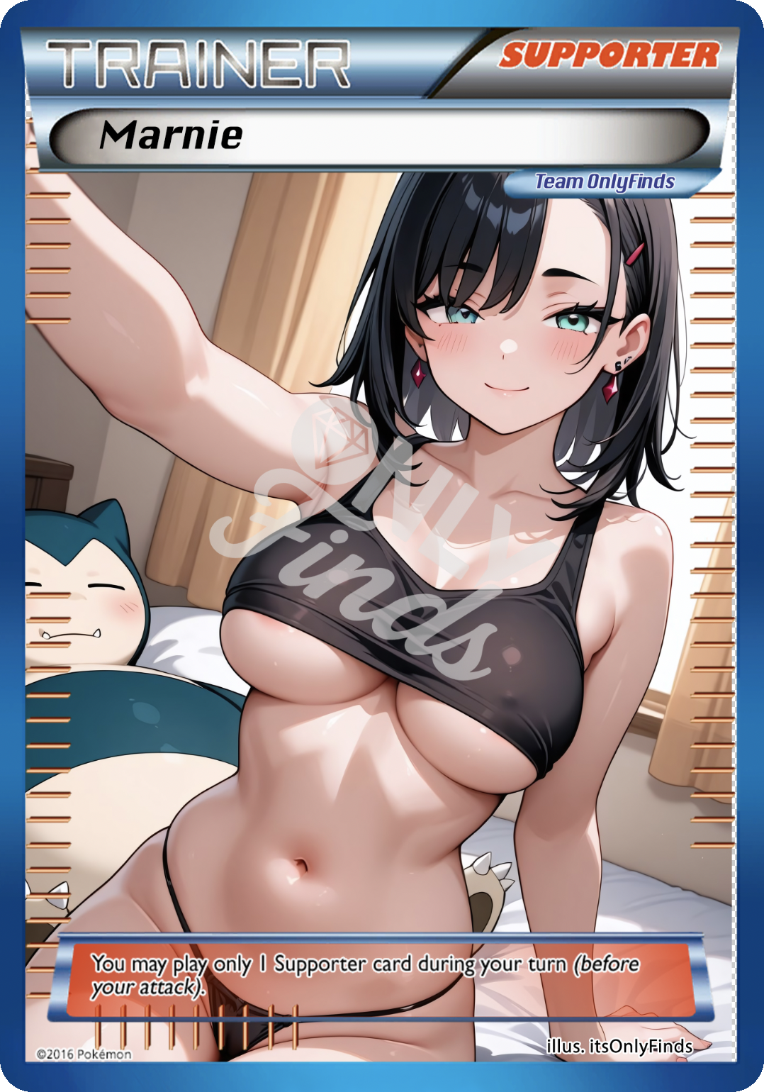 B-50 - Marnie OnlyFinds Blue card