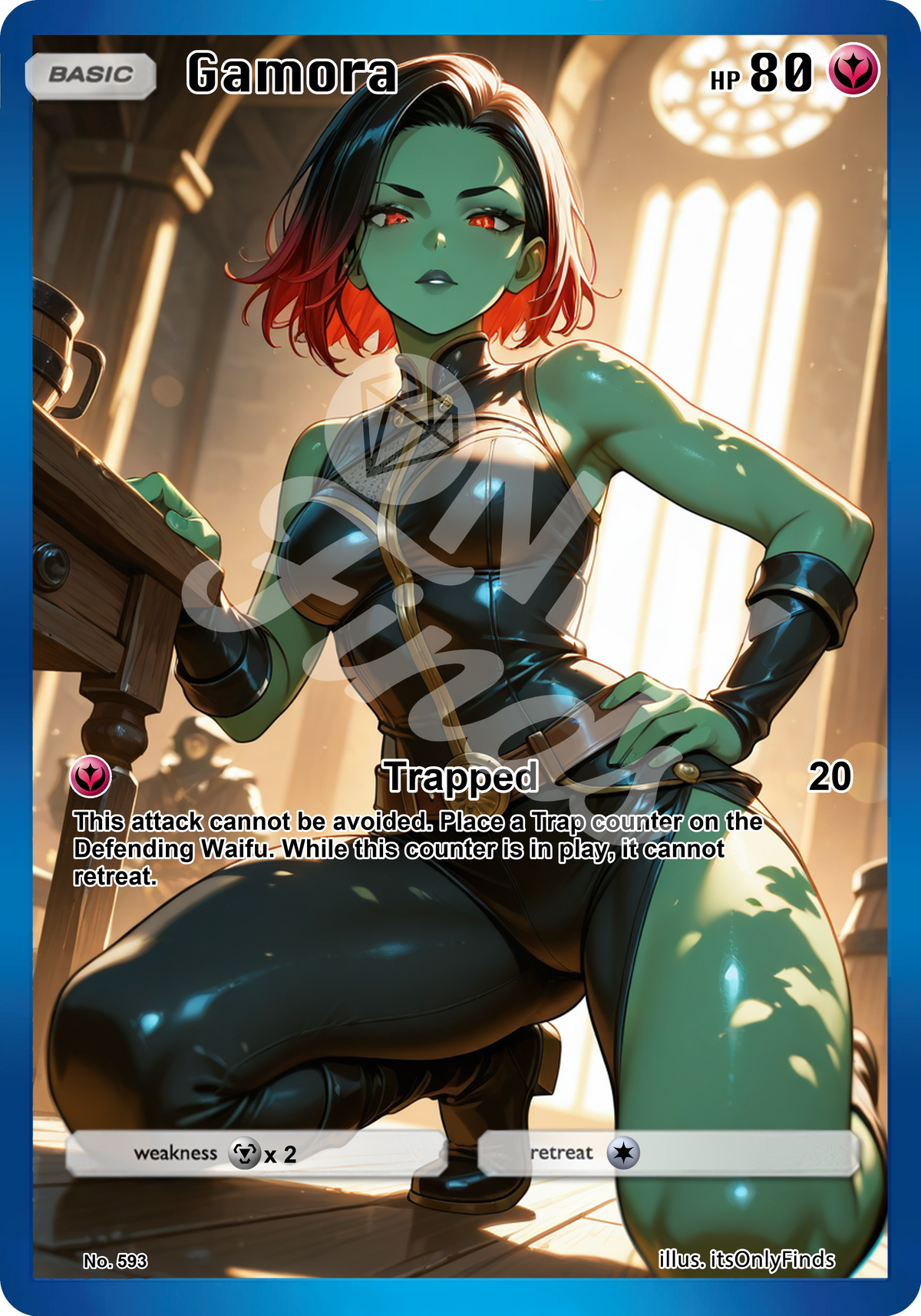 B-593 - Gamora OnlyFinds Volume 3 card