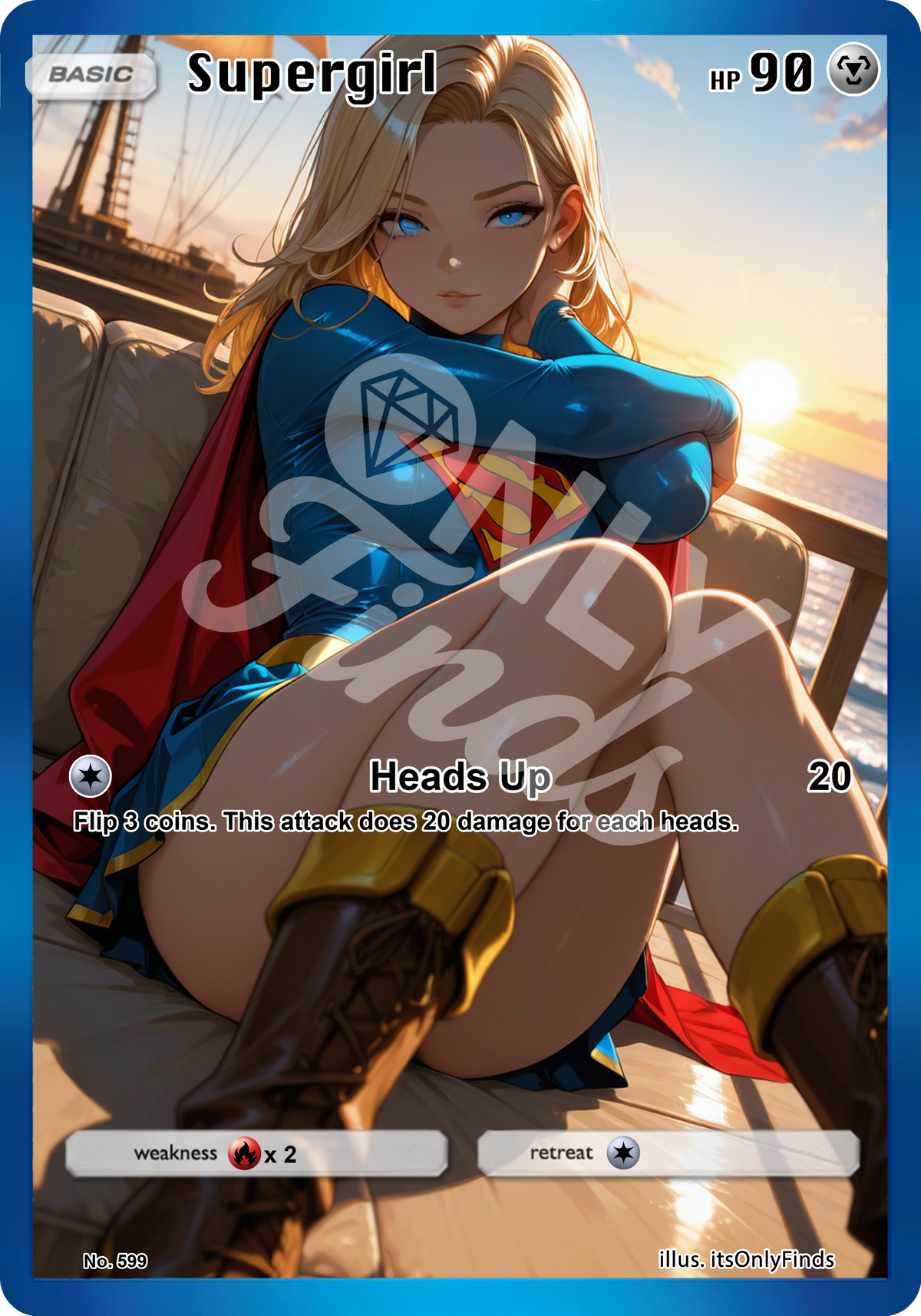 B-599 - Supergirl (Kara Danvers) OnlyFinds Volume 3 card