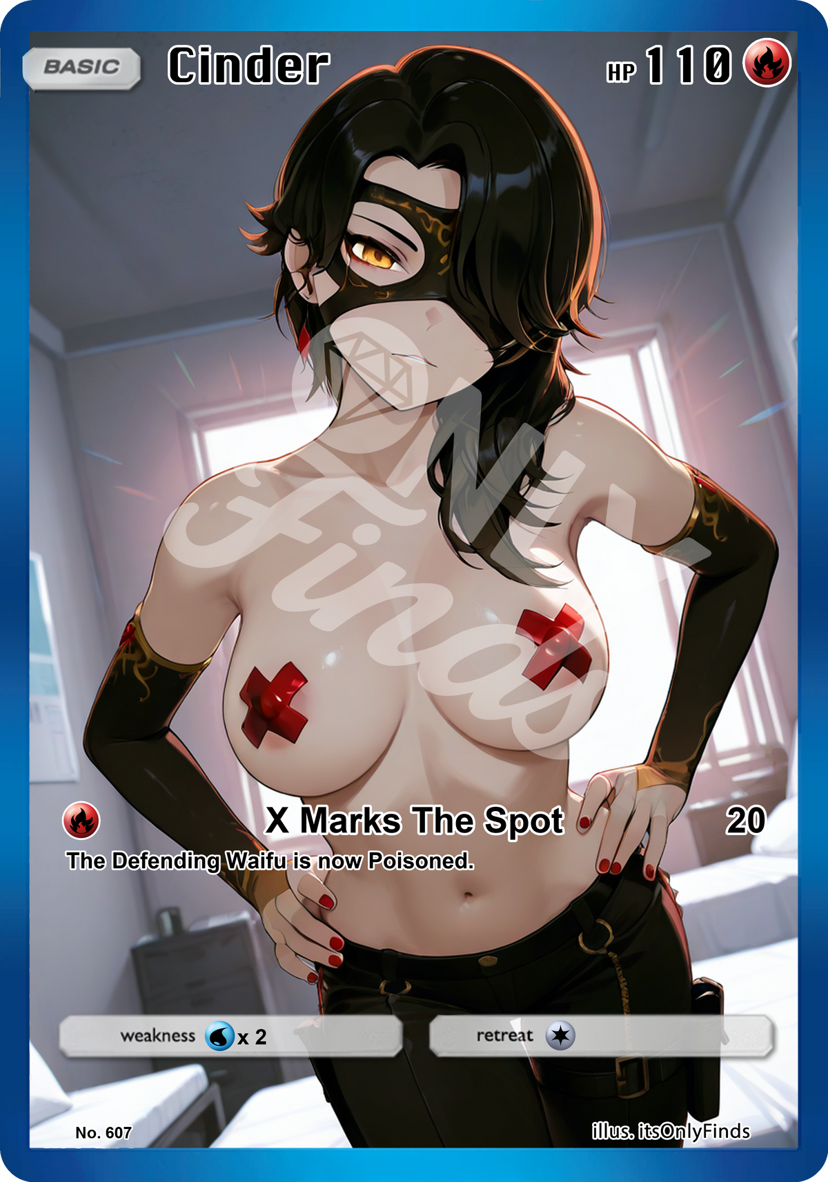 B-607 - Cinder Fall OnlyFinds Volume 3 card
