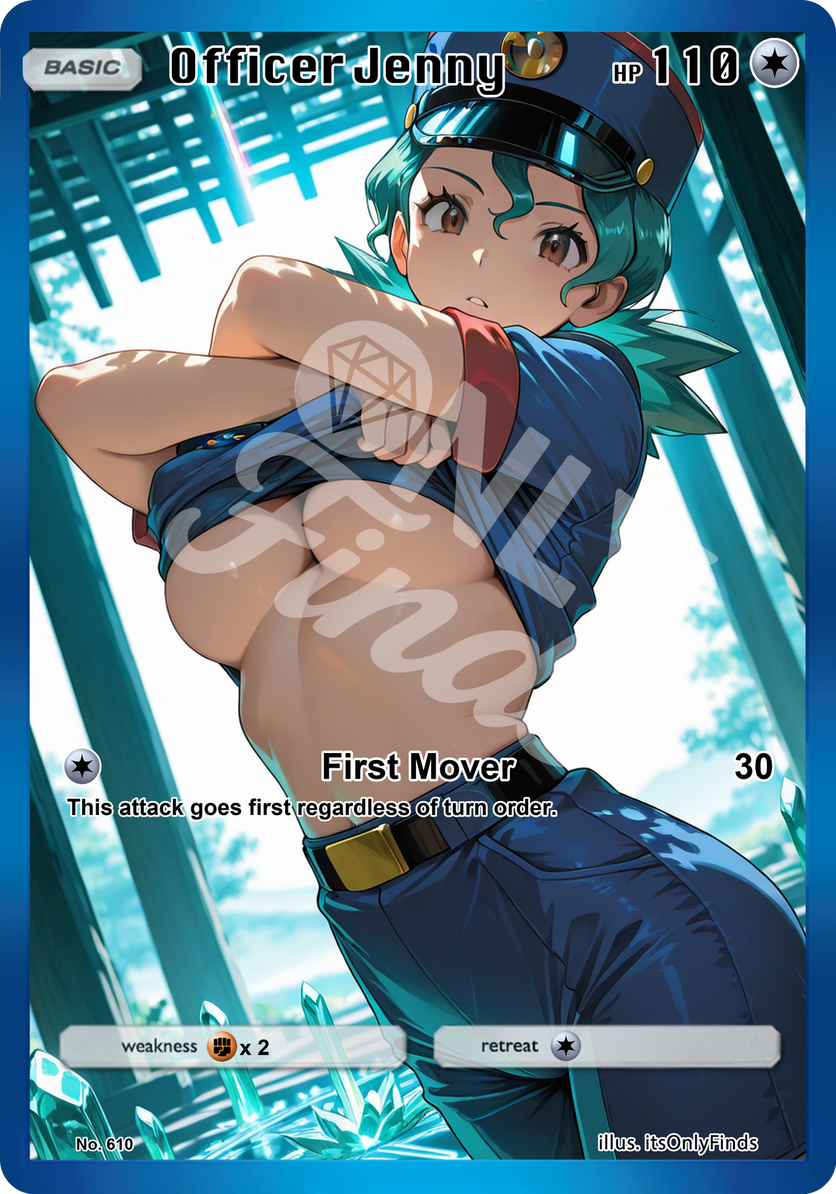 B-610 - Officer Jenny OnlyFinds Volume 3 card