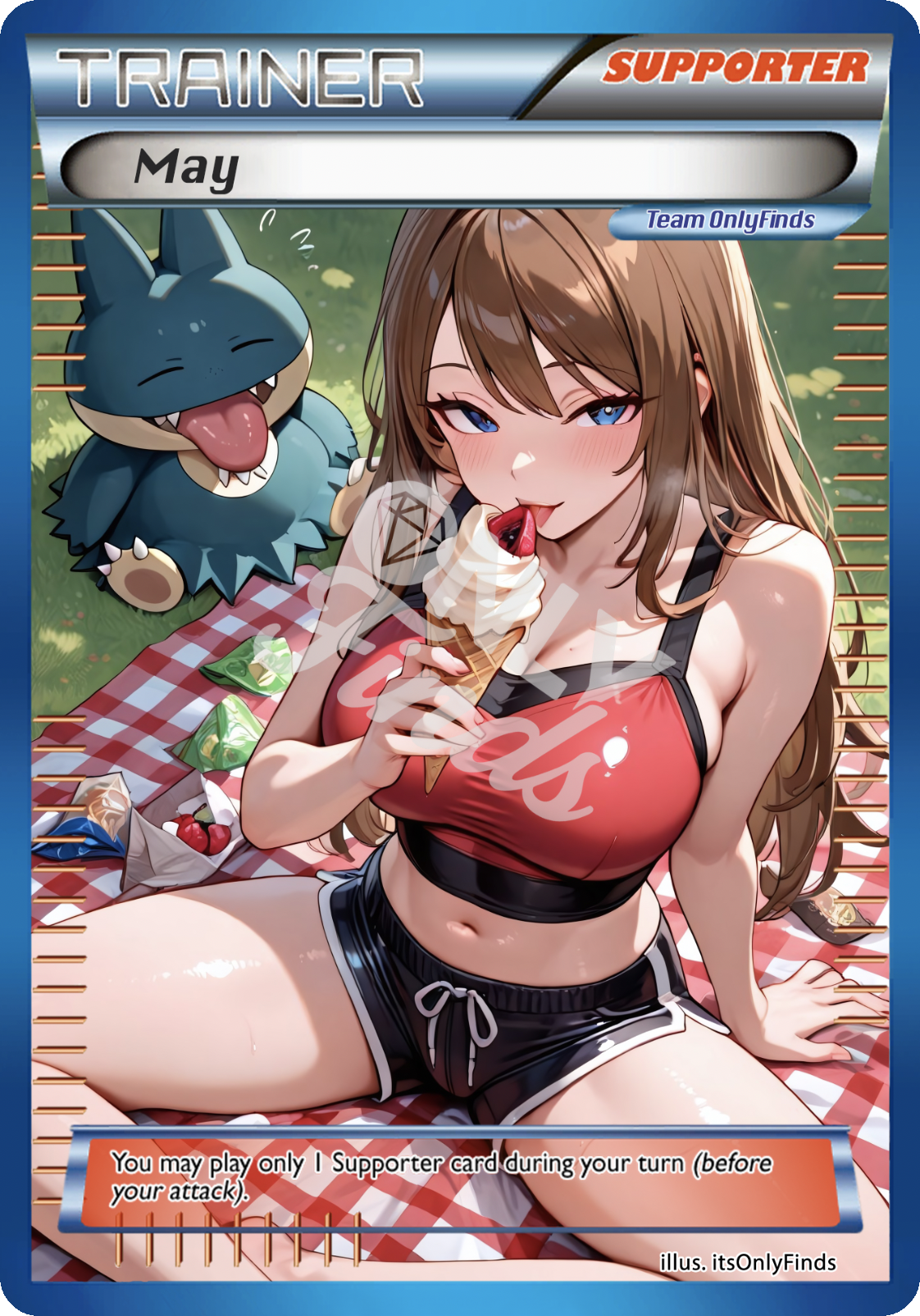 B-64 - May OnlyFinds Blue card
